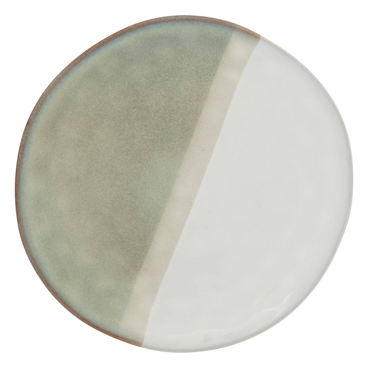 Flat plate "Sahara" Stoneware (ceramic), D.26.5 cm, Beige