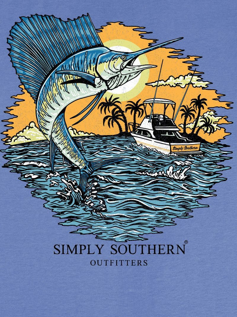 YTH-MN-SS-SAILFISH-WAVE - Simply Southern Outlet
