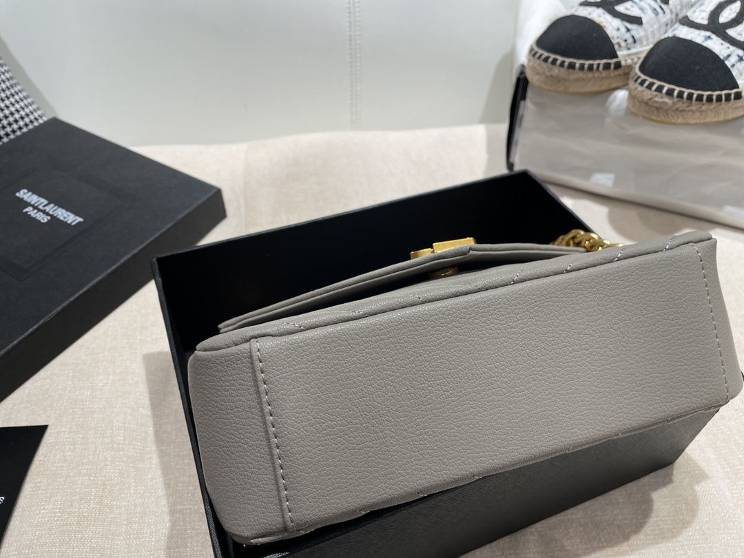Replica Ysl Envelope Medium Bag In Mix Embossed Leather-Gold1:1High-quality replica