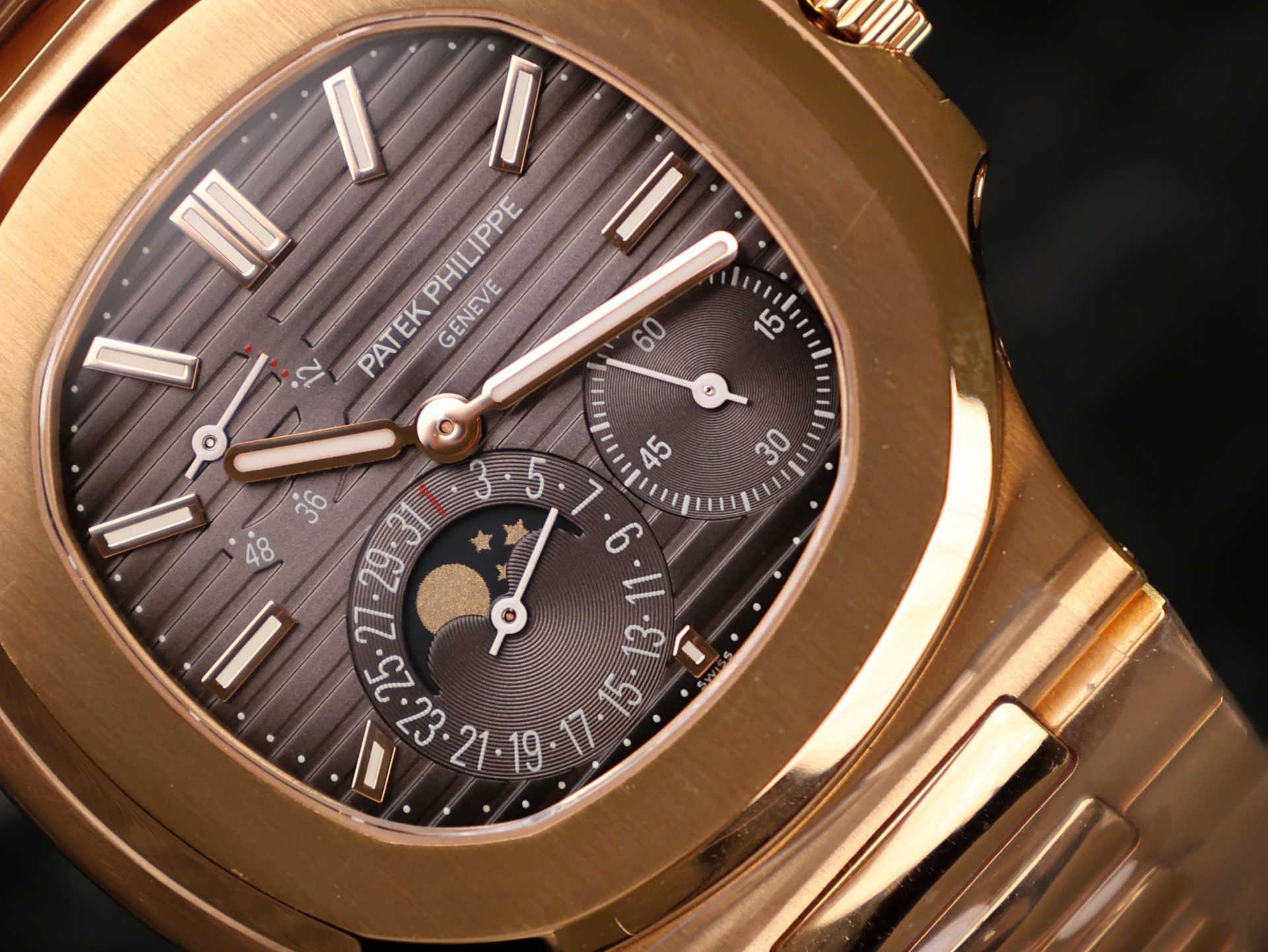 Patek Philippe Nautilus 5712 18K Gold Wrapped Gray Dial PPF Factory 40mm - Top club