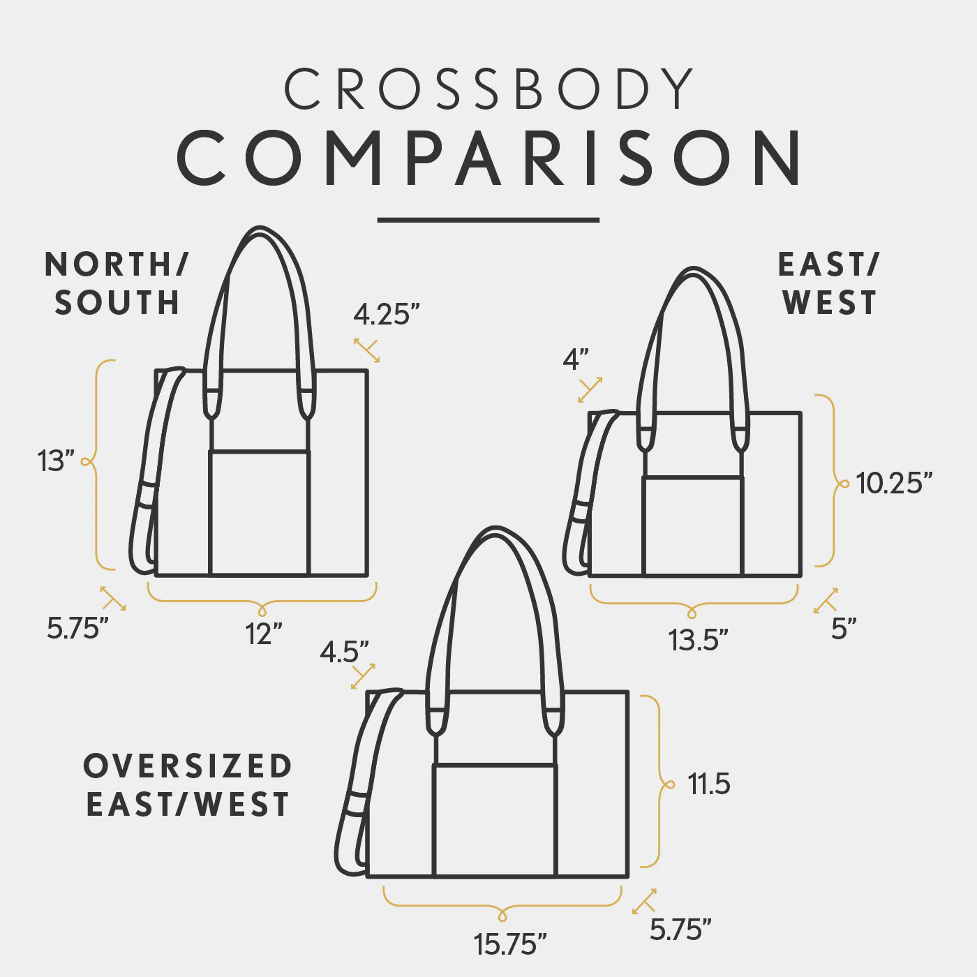 Large Lola Zipper Crossbody Tote