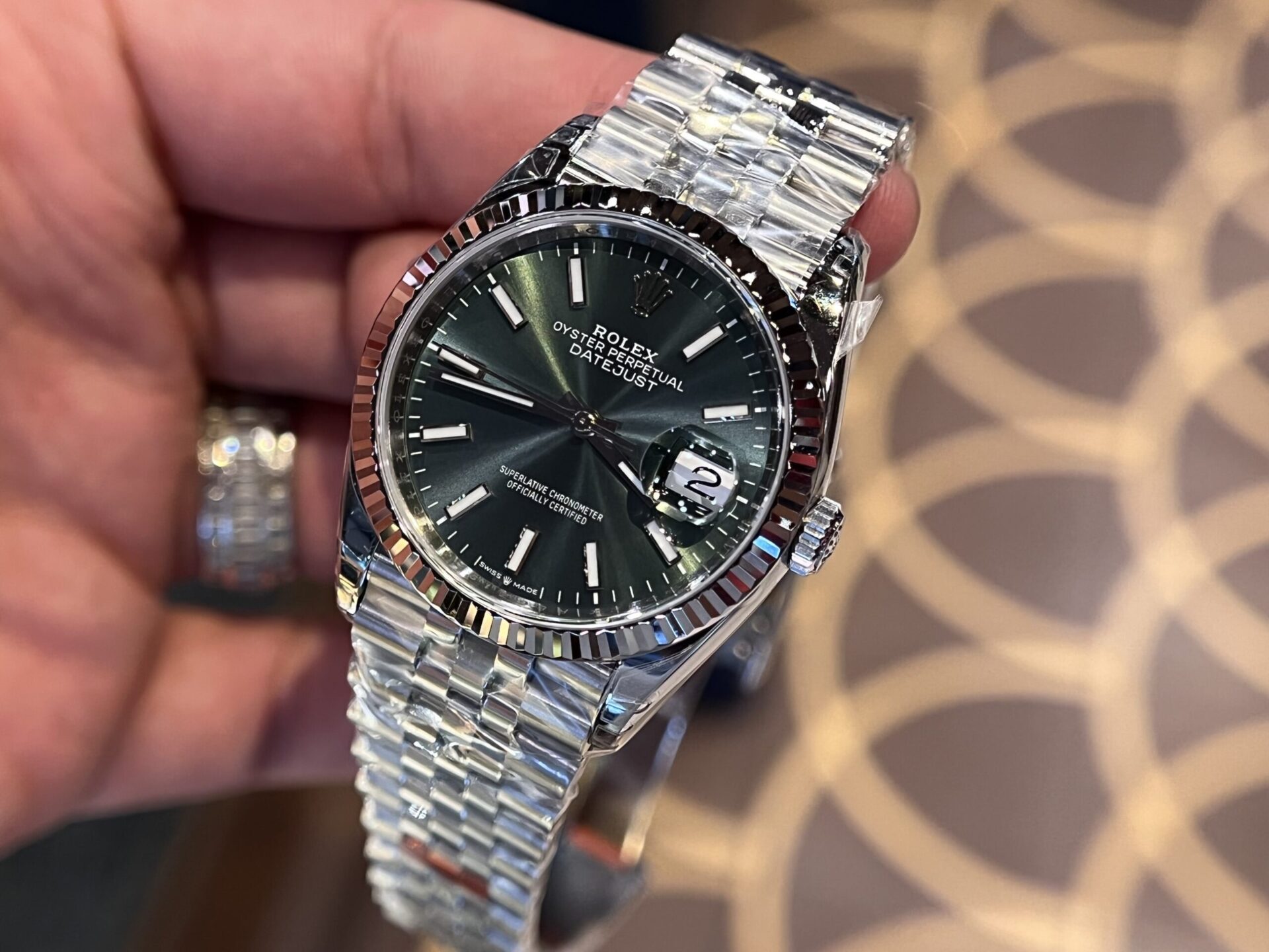 Rolex Replica Watch DateJust 126234 Green Dial VS Factory 36mm - Top club