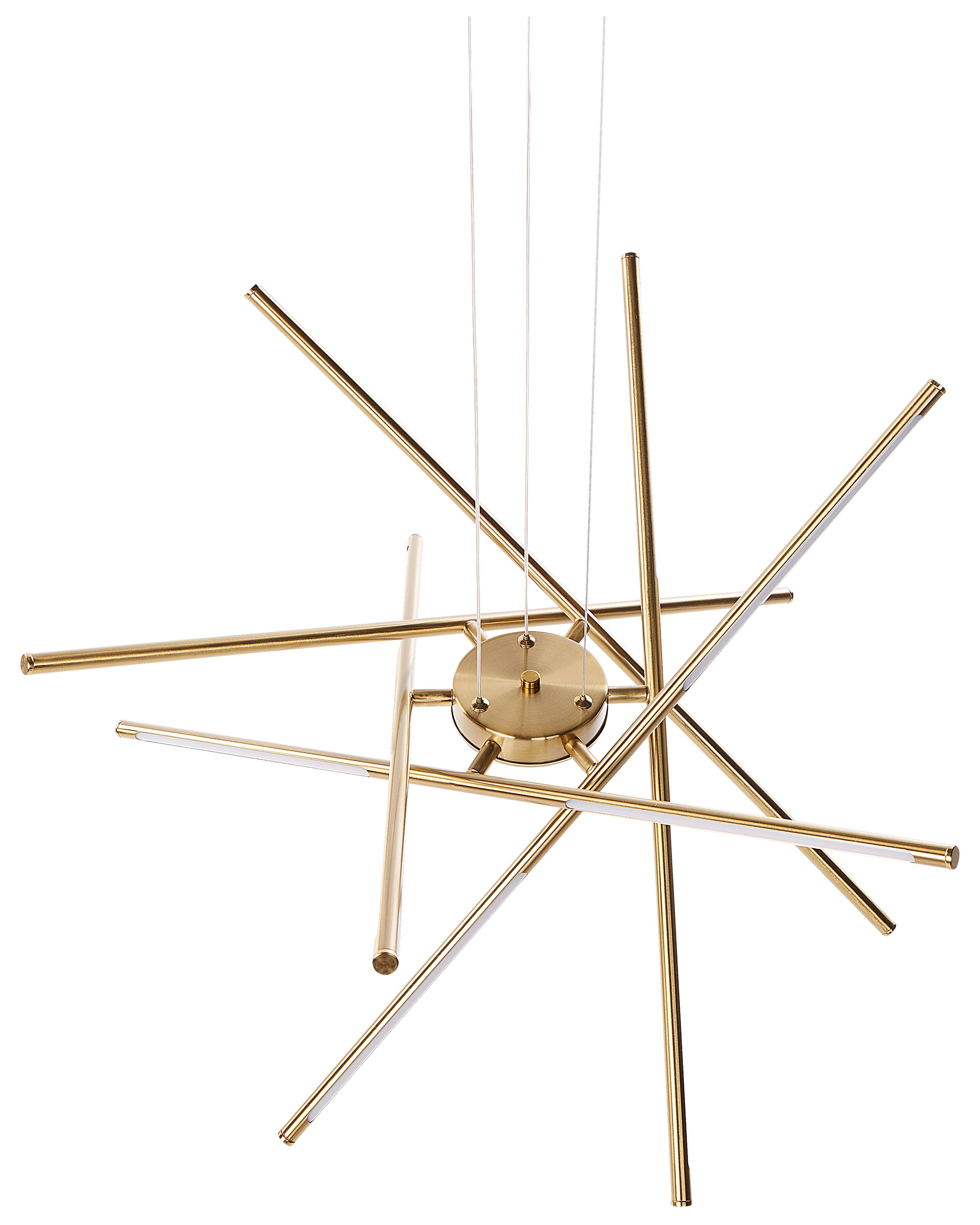 LED Pendant Lamp PALUN with Dimmer Metal Gold