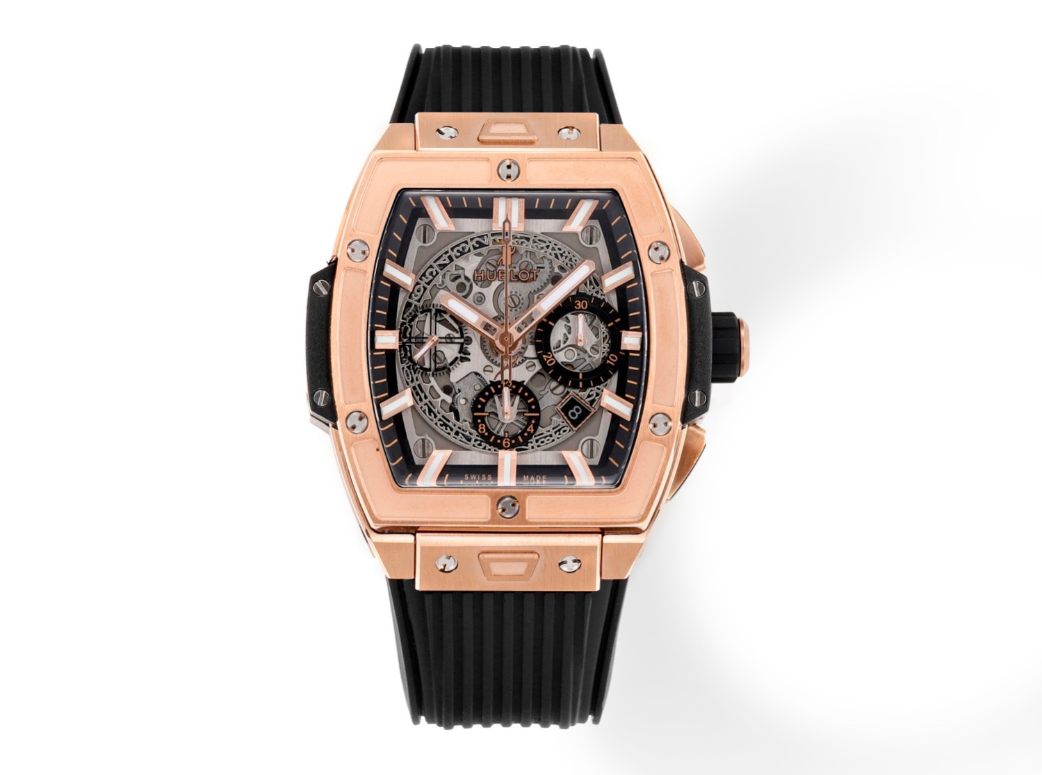 Hublot Spirit of Big Bang Textured Rubber Strap(1:1 replica) - Top club