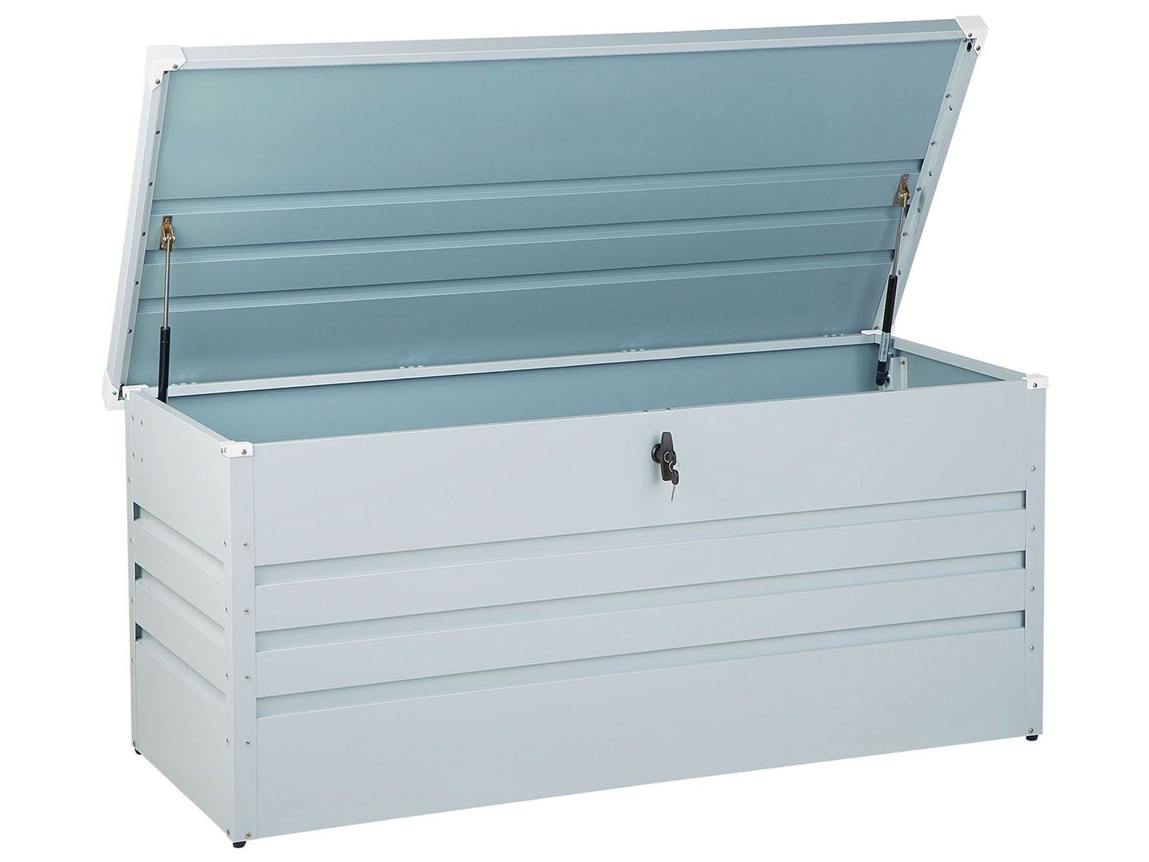Storage Box CEBROSA 132 cm 62 cm Light Grey