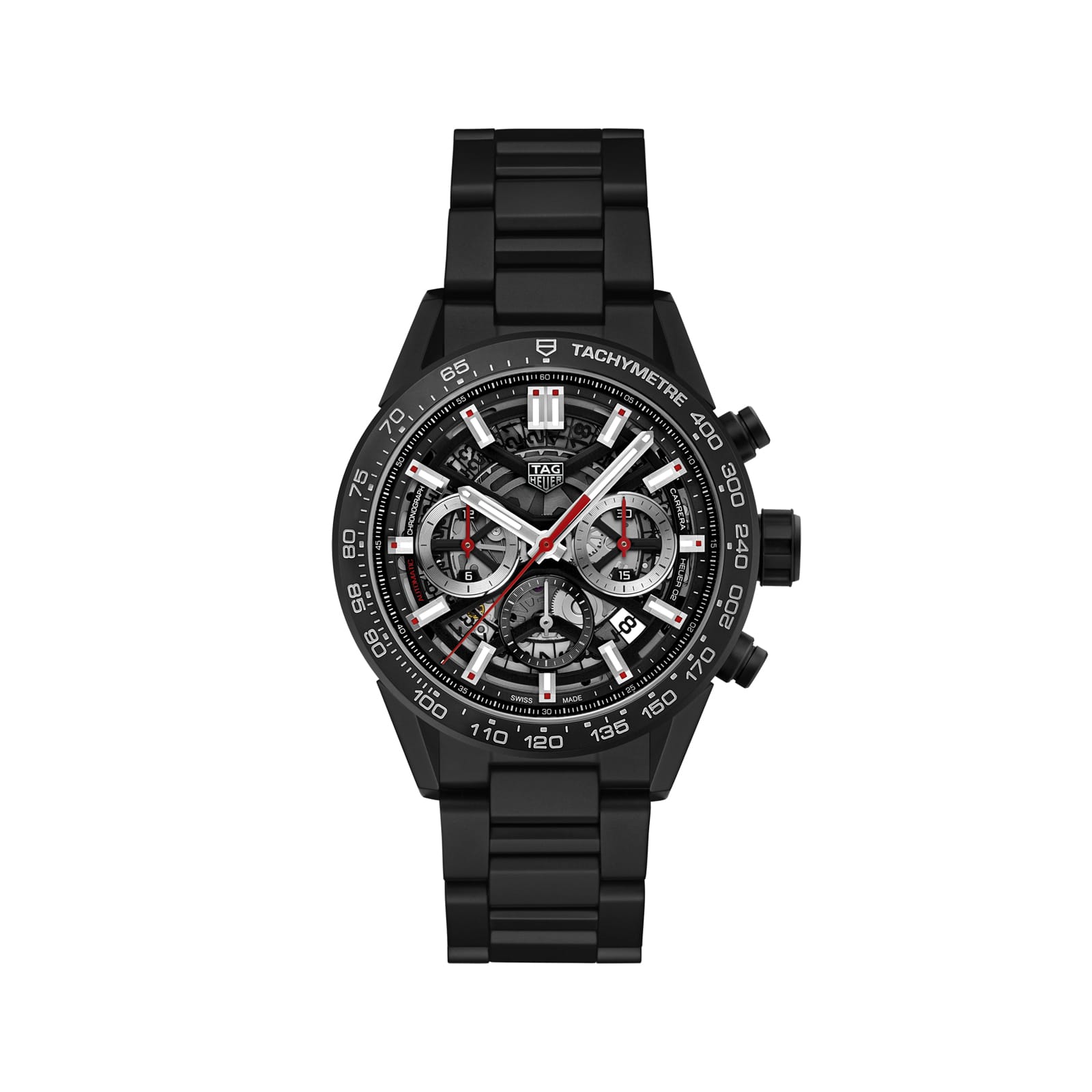 TAG Heuer Replica Watch Carrera Chronograph Automatic 43 mm Steel & Ceramic(1:1 replica) - Top club