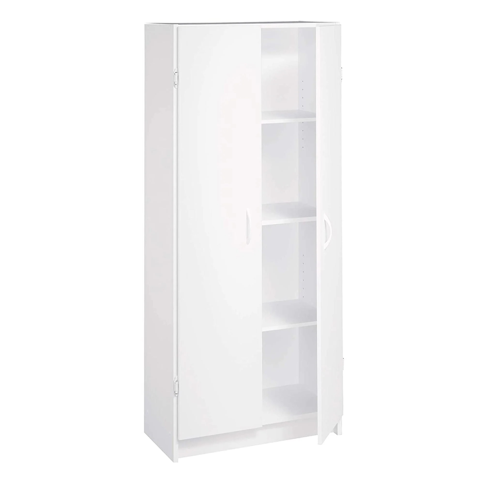 ClosetMaid 12.5 x 24 x 59.5 Inch Adjustable 4 Shelf Pantry Cabinet, White