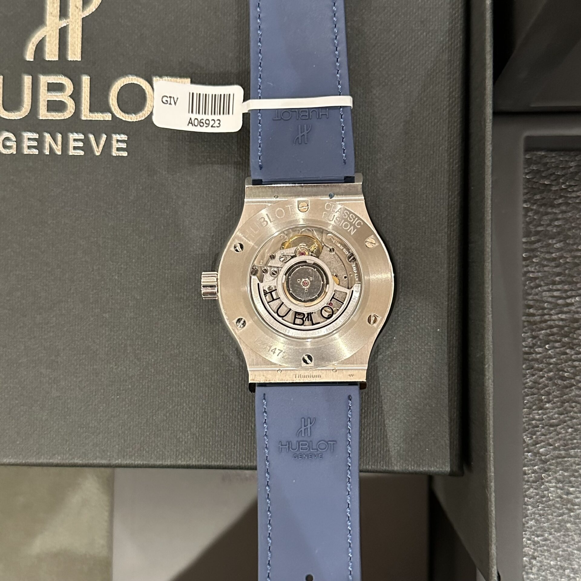 Hublot Replica 11 Watch Classic Fusion Blue Moissanite Diamond 42mm - Top club