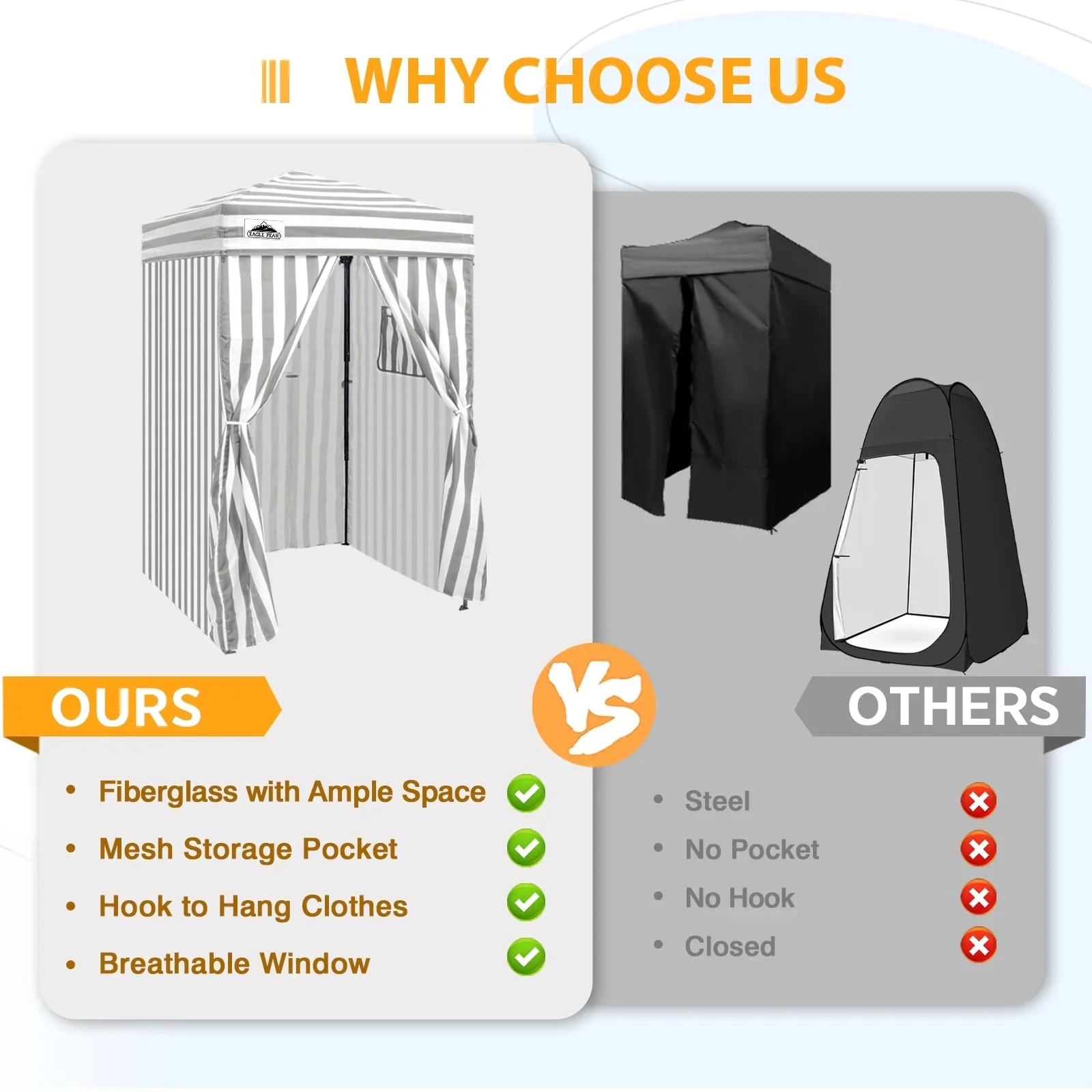 EAGLE PEAK Ultra Compact 4 ft x 4 ft Pop-Up Changing Room Canopy - Flex - Image 46 EAGLE PEAK Ultra Compact 4 ft x 4 ft Pop-Up Changing Room Canopy - Flex - Image 46