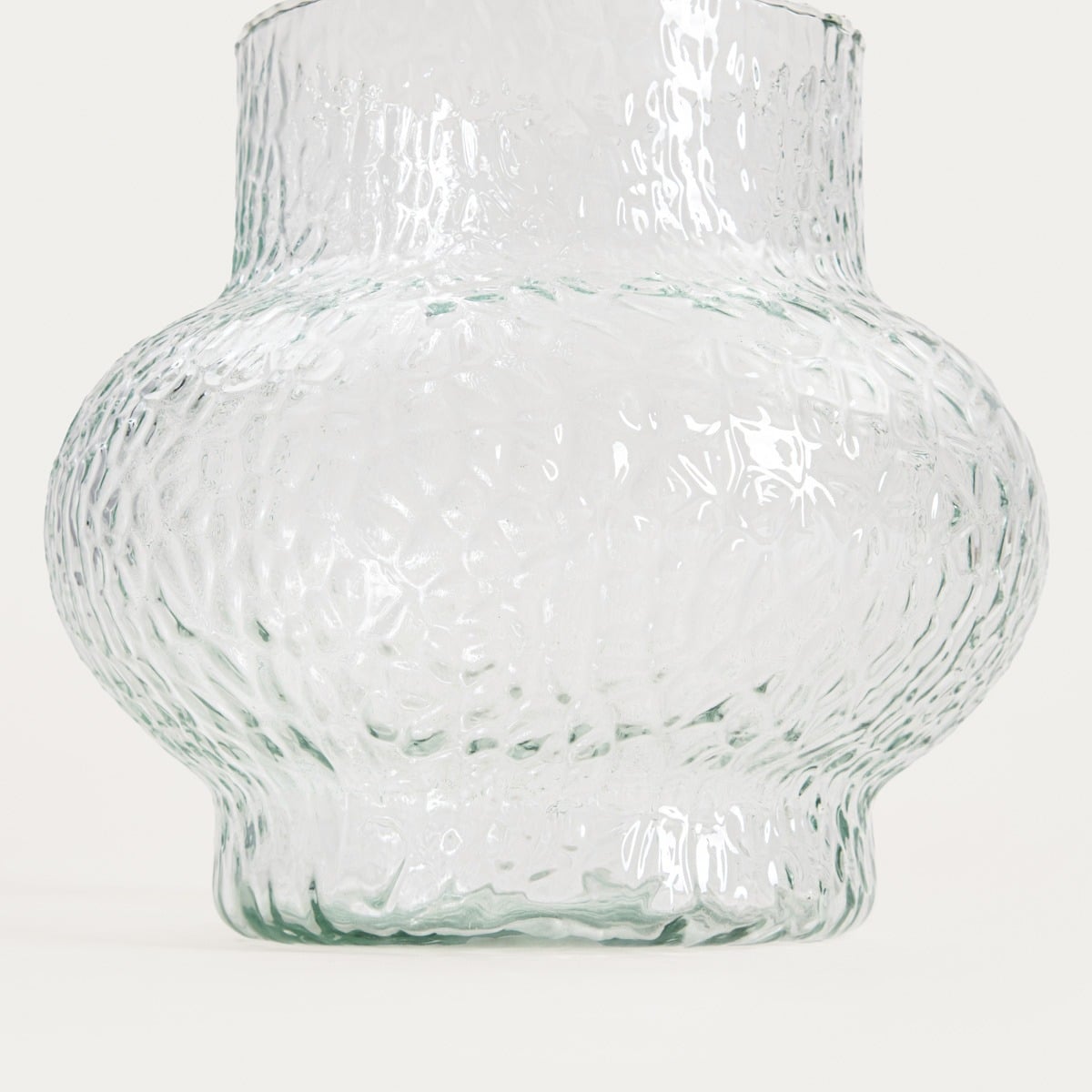 Wazon GALTO młotkowany ze szkła z recyklingu 19,5x22 cm