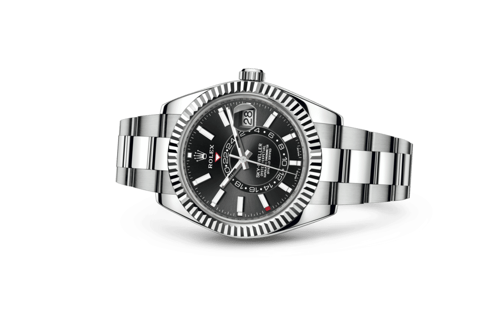 Rolex Sky-Dweller, 42mm, Oystersteel and 18k White Gold, Black, Oyster, Ref# 336934-0007(1:1 replica) - Elite Watch Atelier