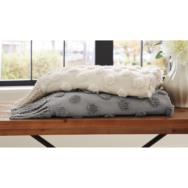 Chenille Dot Throw - MIDNIGHT VELVET CATALOG