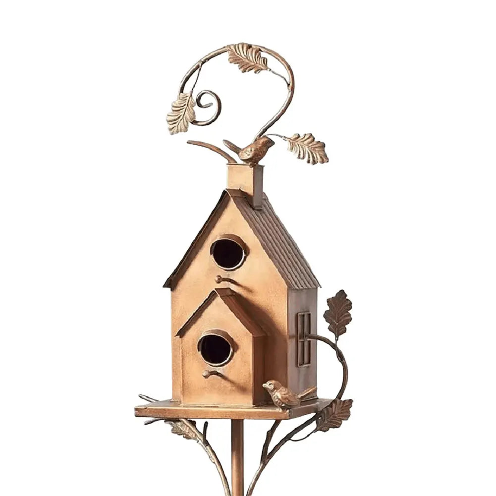 VogelhuisChic | Metalen Tuin Staken Met Paal