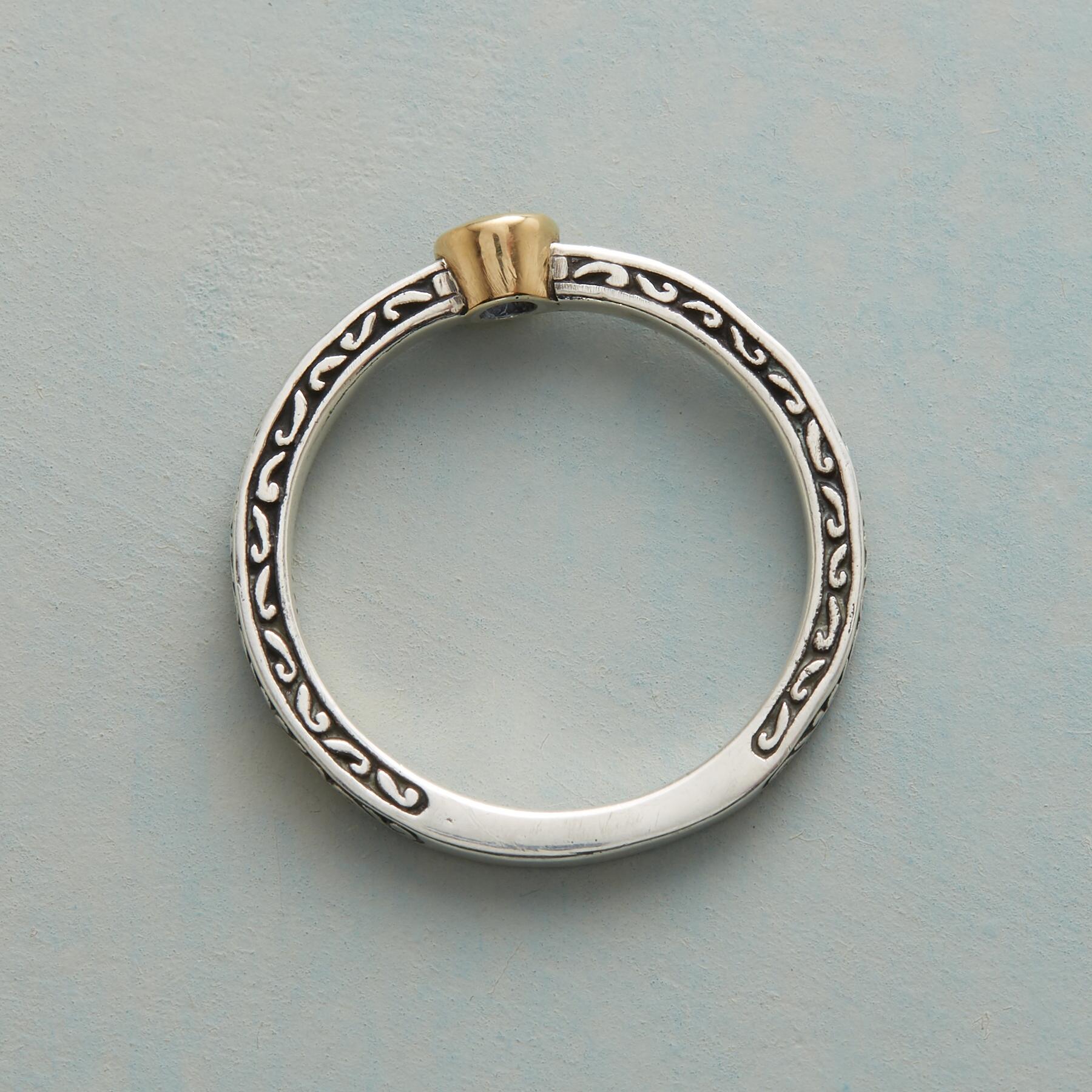 Sapphire Scroll Ring - Sundance Clothing