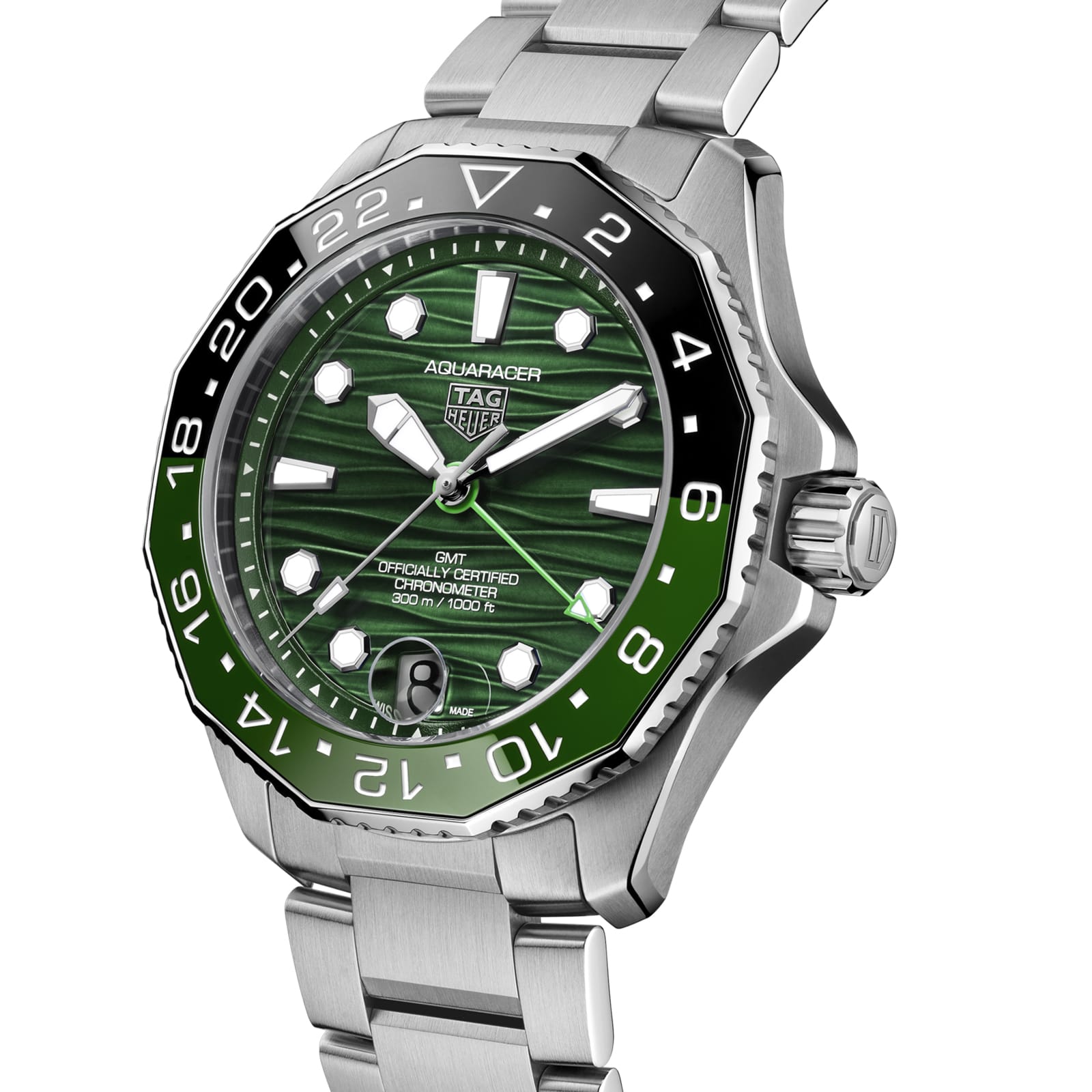 TAG Heuer Replica Watch Aquaracer Professional 300 Gmt Automatic 42 mm Steel(1:1 replica) - Top club