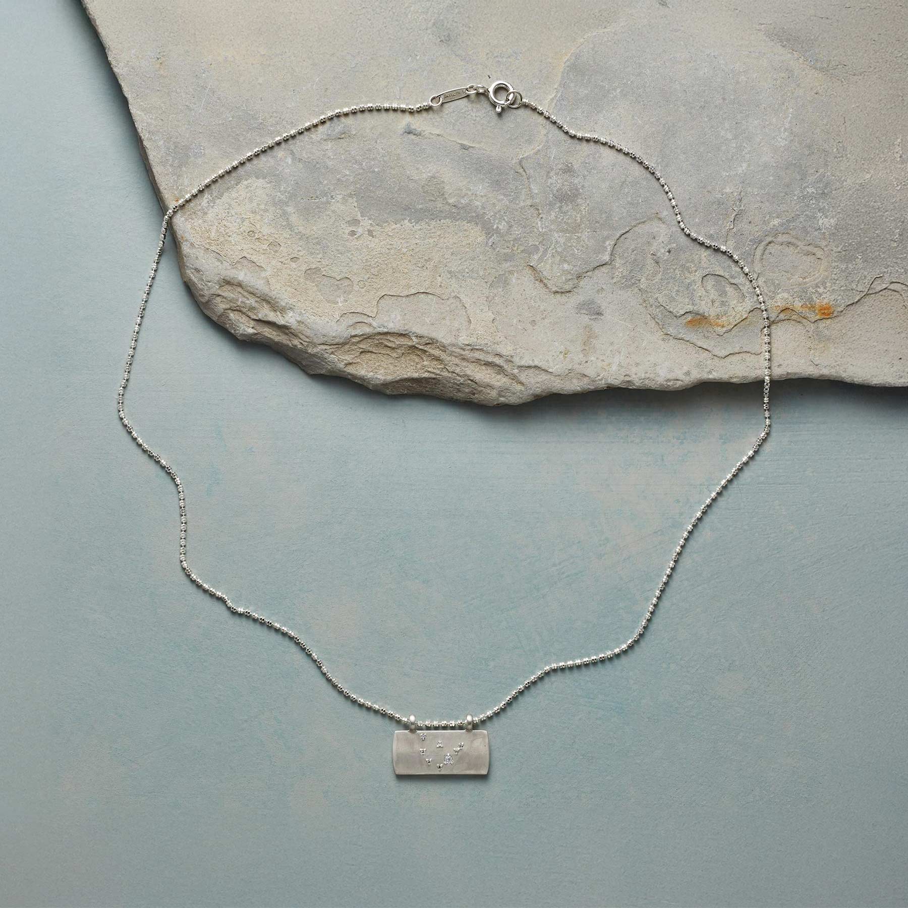 Sterling Silver Astrological Pendant Necklace - Sundance Clothing