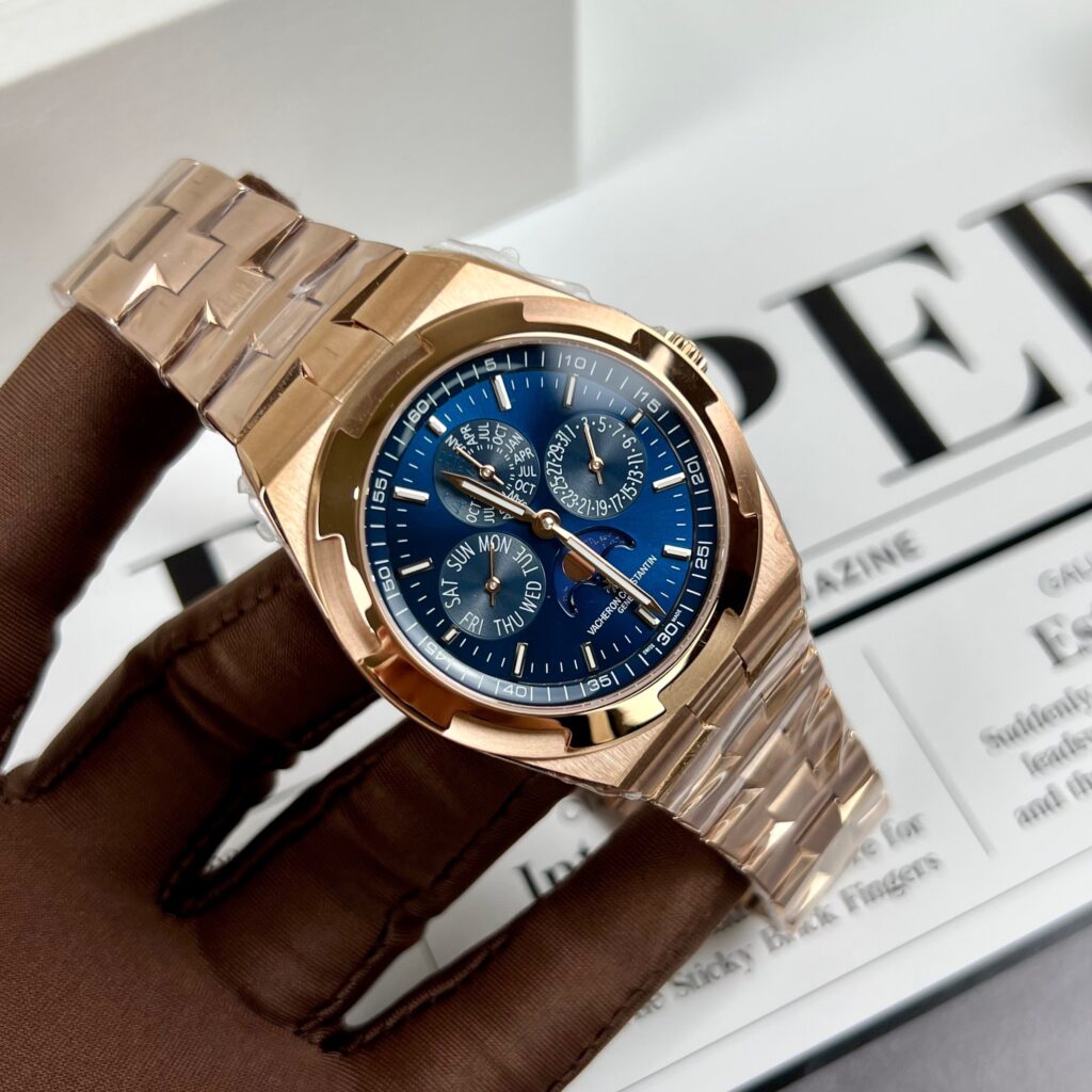 Vacheron Constantin Replica 11 Watch Overseas 5500V Blue Dial 42.5mm - Top club
