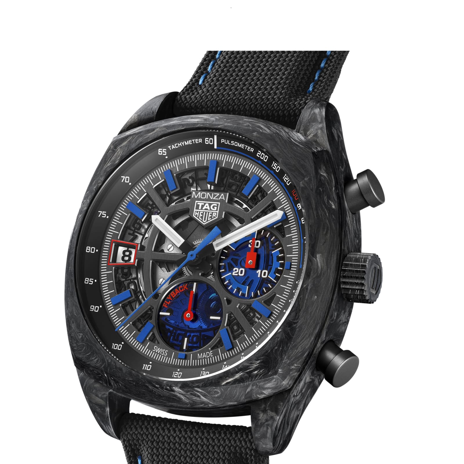 TAG Heuer Replica Watch Monza Flyback Chronometer Automatic 42 mm Carbon(1:1 replica) - Elite Watch Atelier