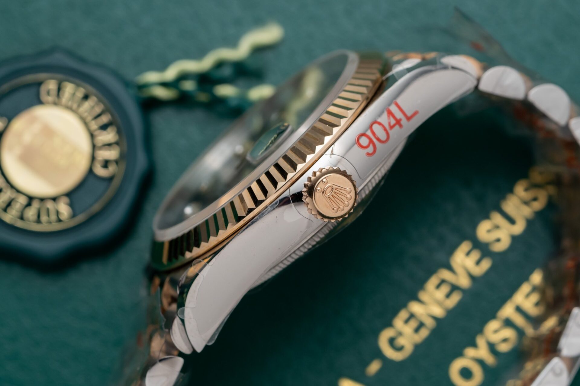 Rolex DateJust Black Dial Gold Wrapped Replica Watch GM Factory 36mm - Elite Watch Atelier