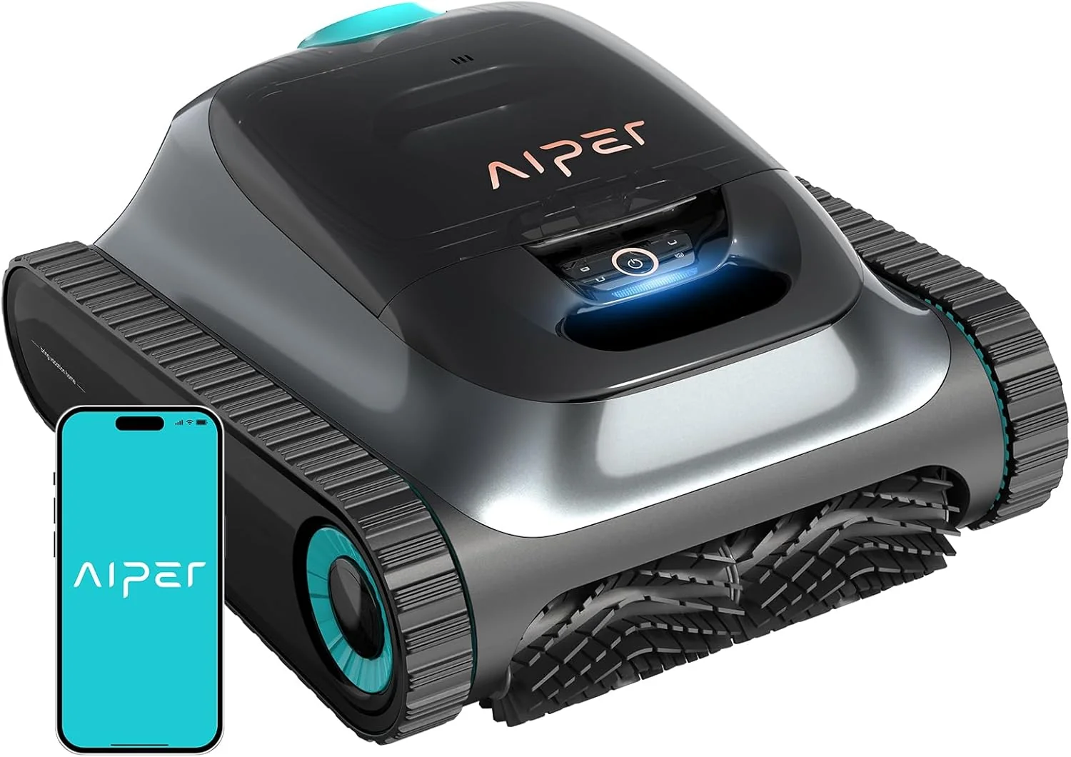 Aiper Scuba S1 Robotic Pool Cleaner With Wall And Waterline Cleaning - S1 Aiper Scuba S1 Robotic Pool Cleaner With Wall And Waterline Cleaning - S1