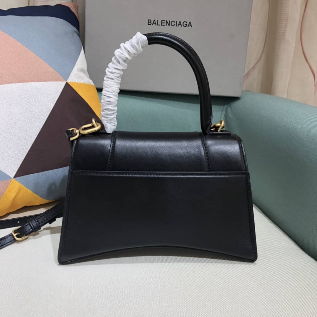 Balenciaga Hourglass Leather Top Handle Replica Bag - Replicaclubs