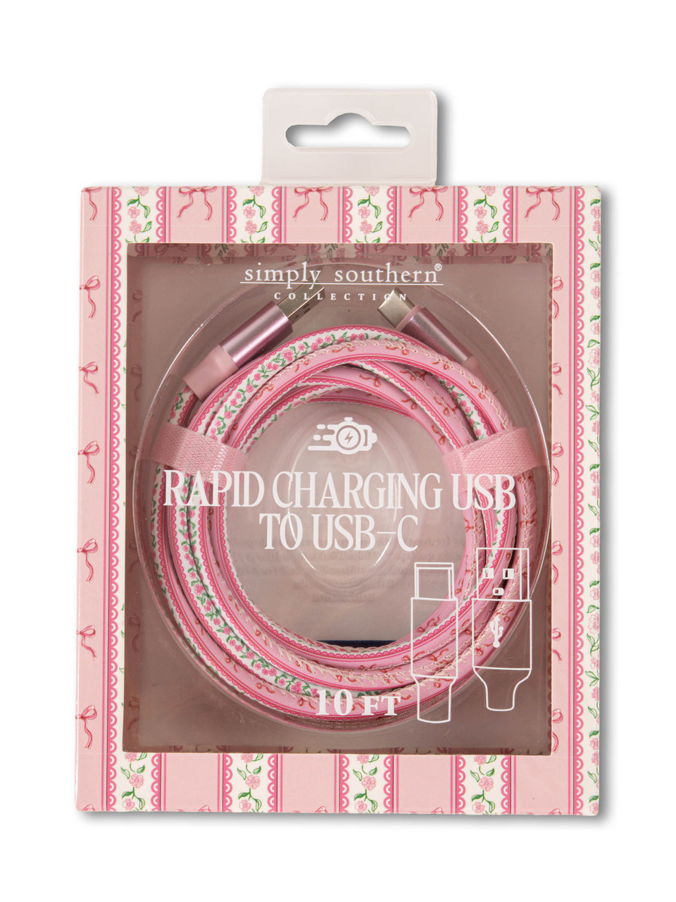 0126-TECH-CBL10-C-PNKSTR - Simply Southern Outlet