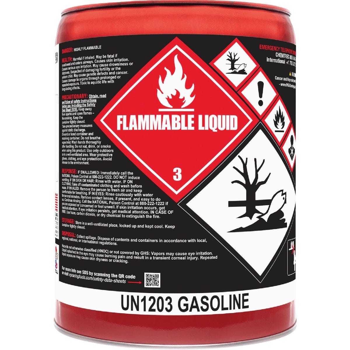 VP Racing Fuels 5 Gal. 40:1/50:1 Ethanol-Free Multi-Mix Gas & Oil Pre-Mix