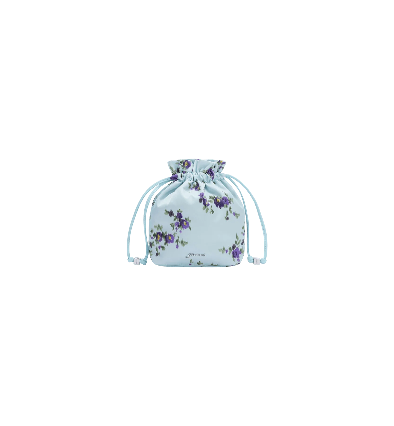 GANNI Printed Nylon Pouch