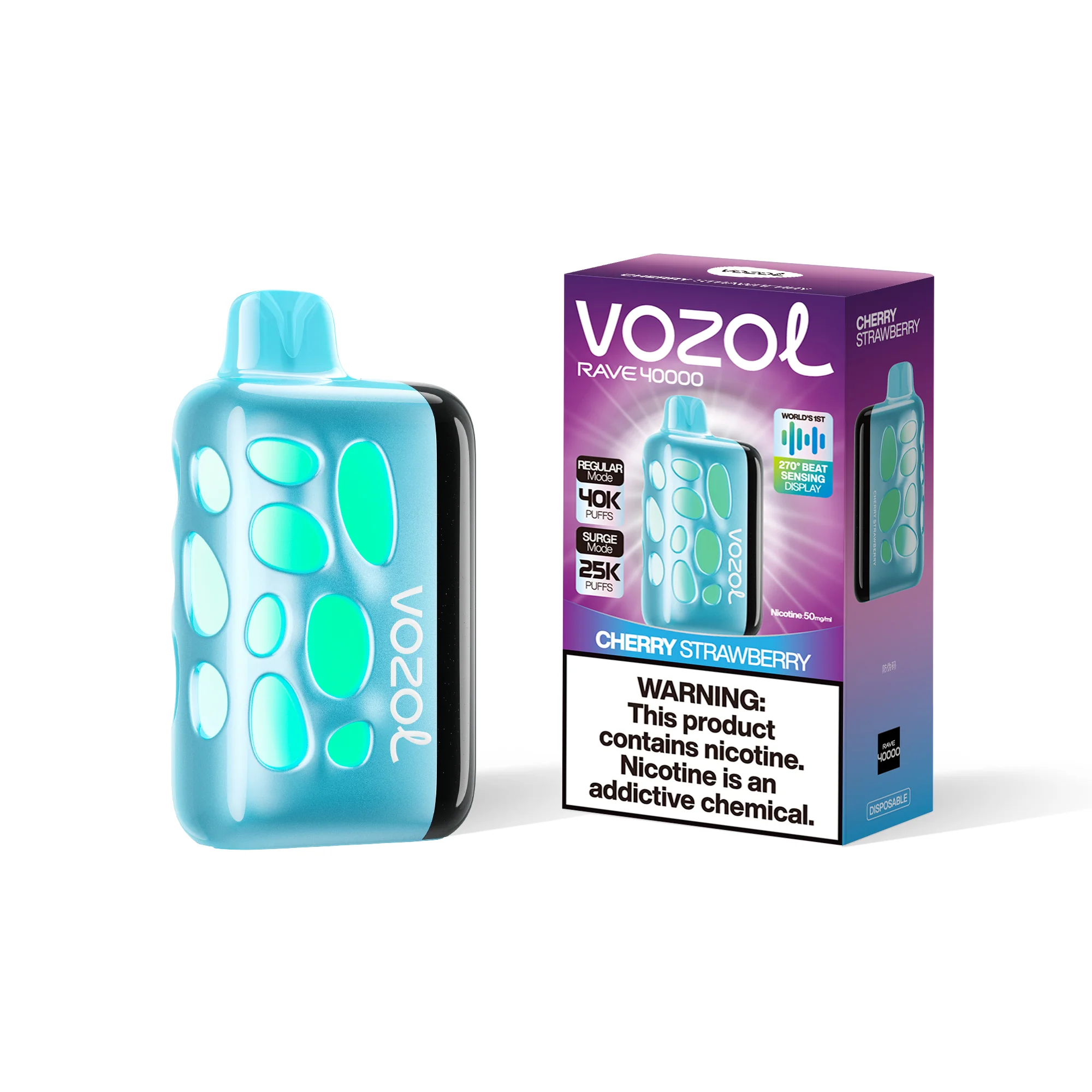 VOZOL RAVE 40K jednorazowy e-papieros (wszystkie smaki)