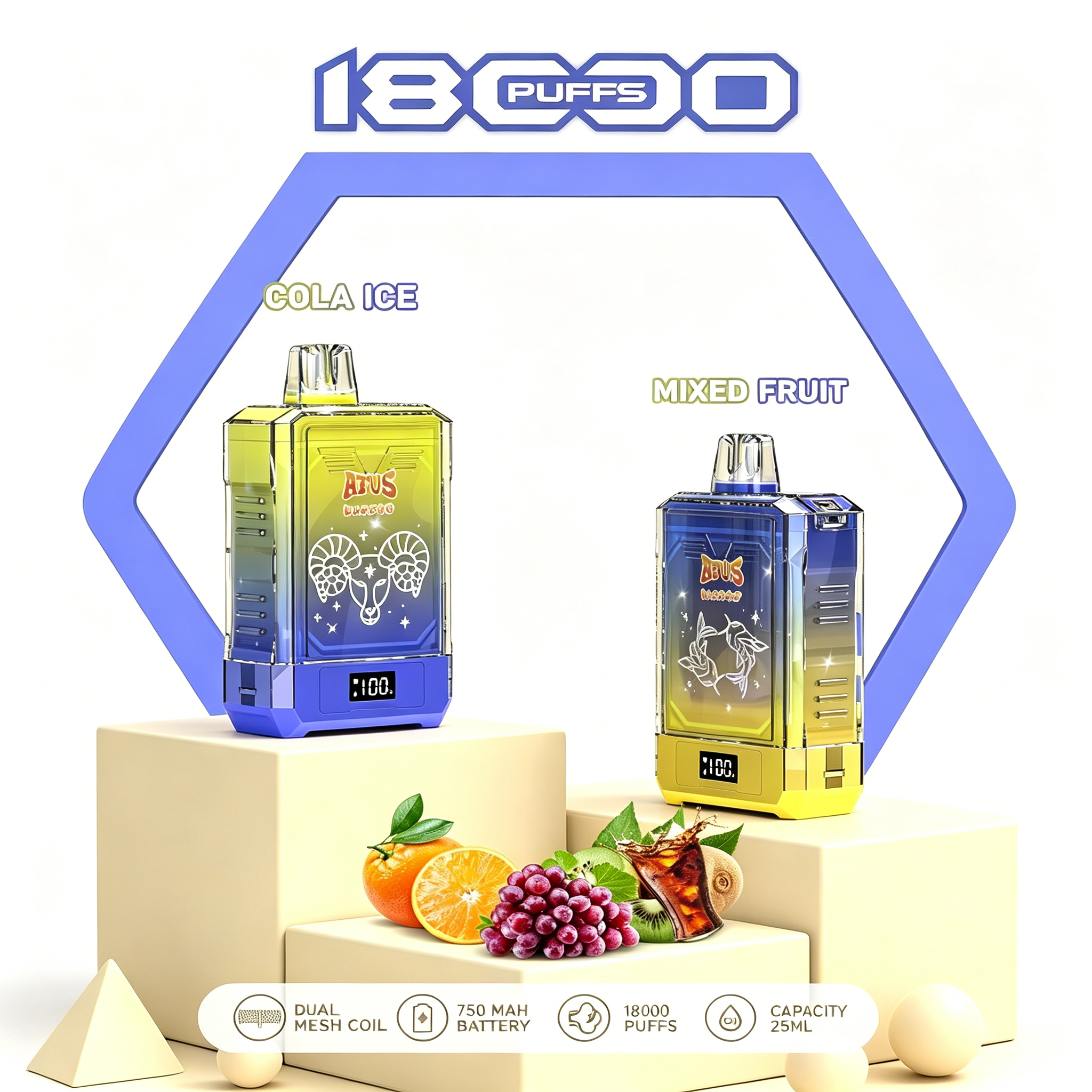 ATVS DE015 18000 Puffs Disposable Vape