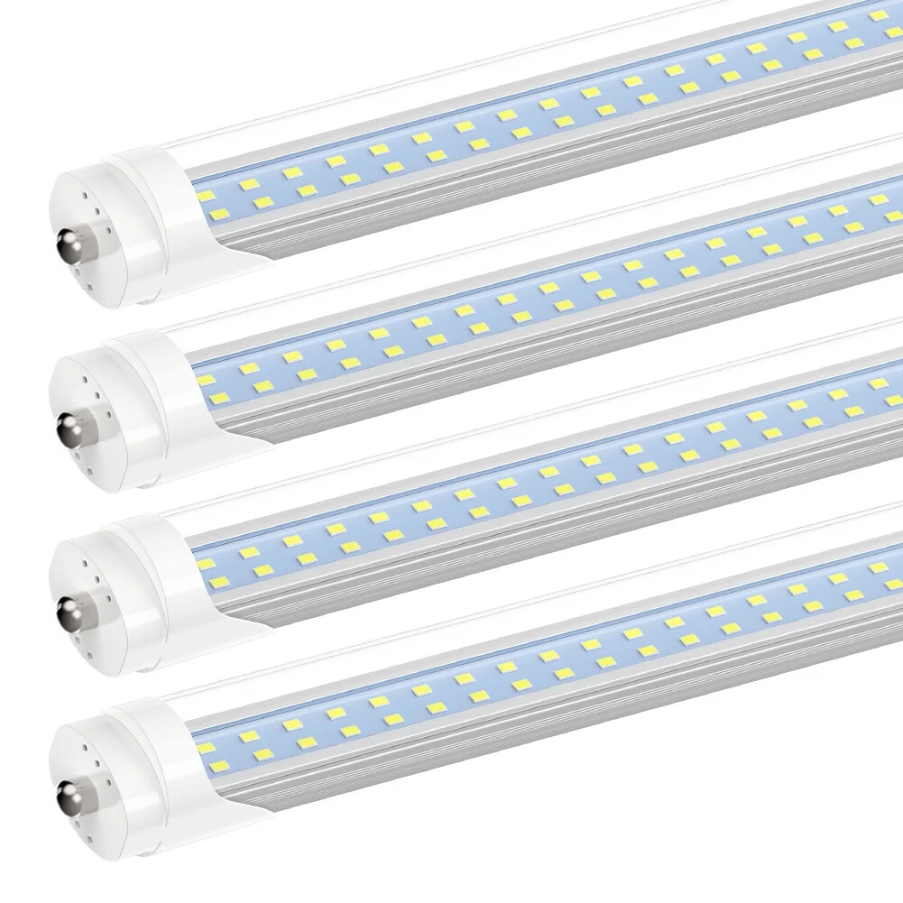 12 Pack 8FT T8 FA8 LED Shop Light Bulb 72W 6000K 8 Foot LED Tube Light Bulbs