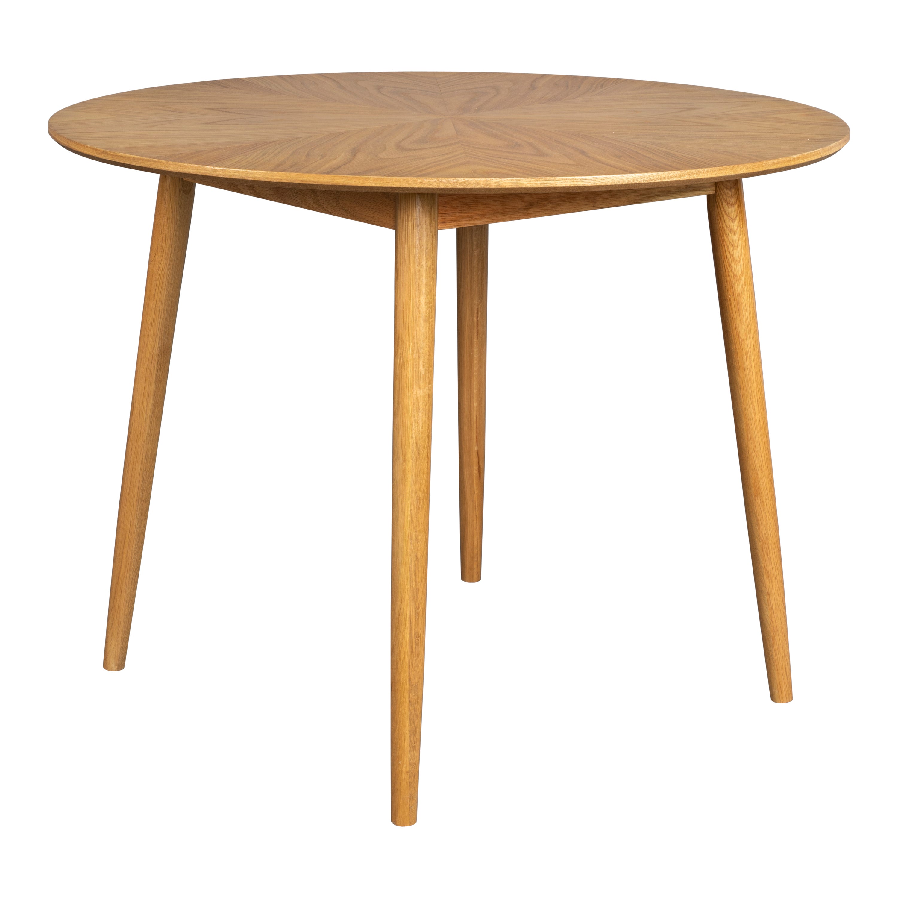 Blokker basic Finn Eettafel - Ø 100 cm - Bruin