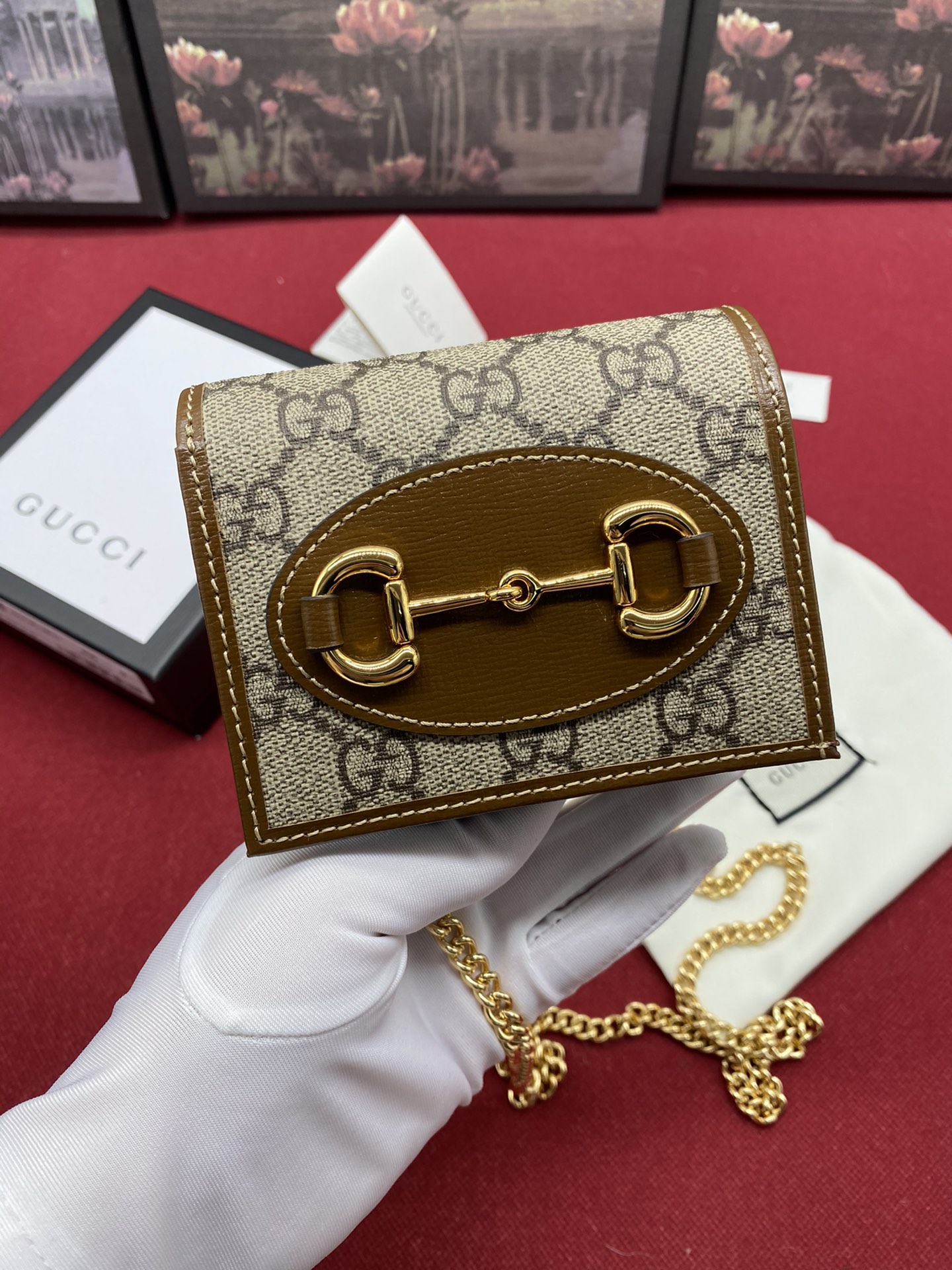 Replica Gucci Horsebit 1955 Card Case Wallet 6218871:1High-quality replica