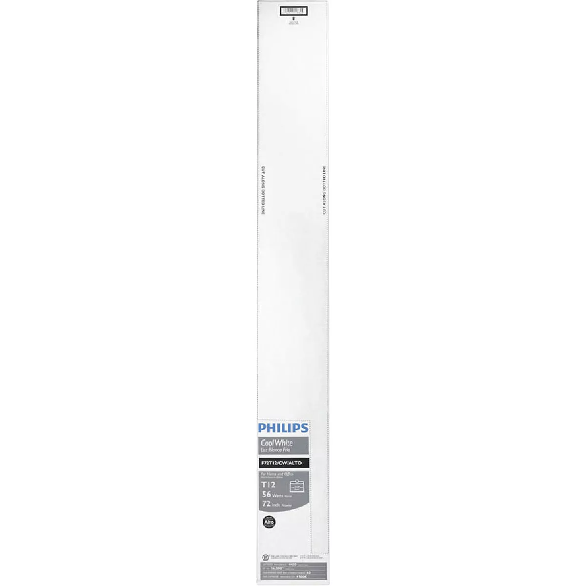 Philips 56W 72 In. Cool White T12 Single Pin Fluorescent Tube Light Bulb (15-Pack)