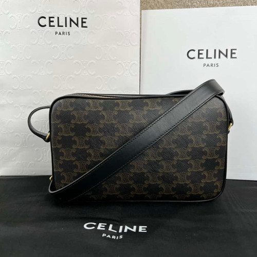 CELINE logo printed medium-sized messenger bag affordable celine replica bags