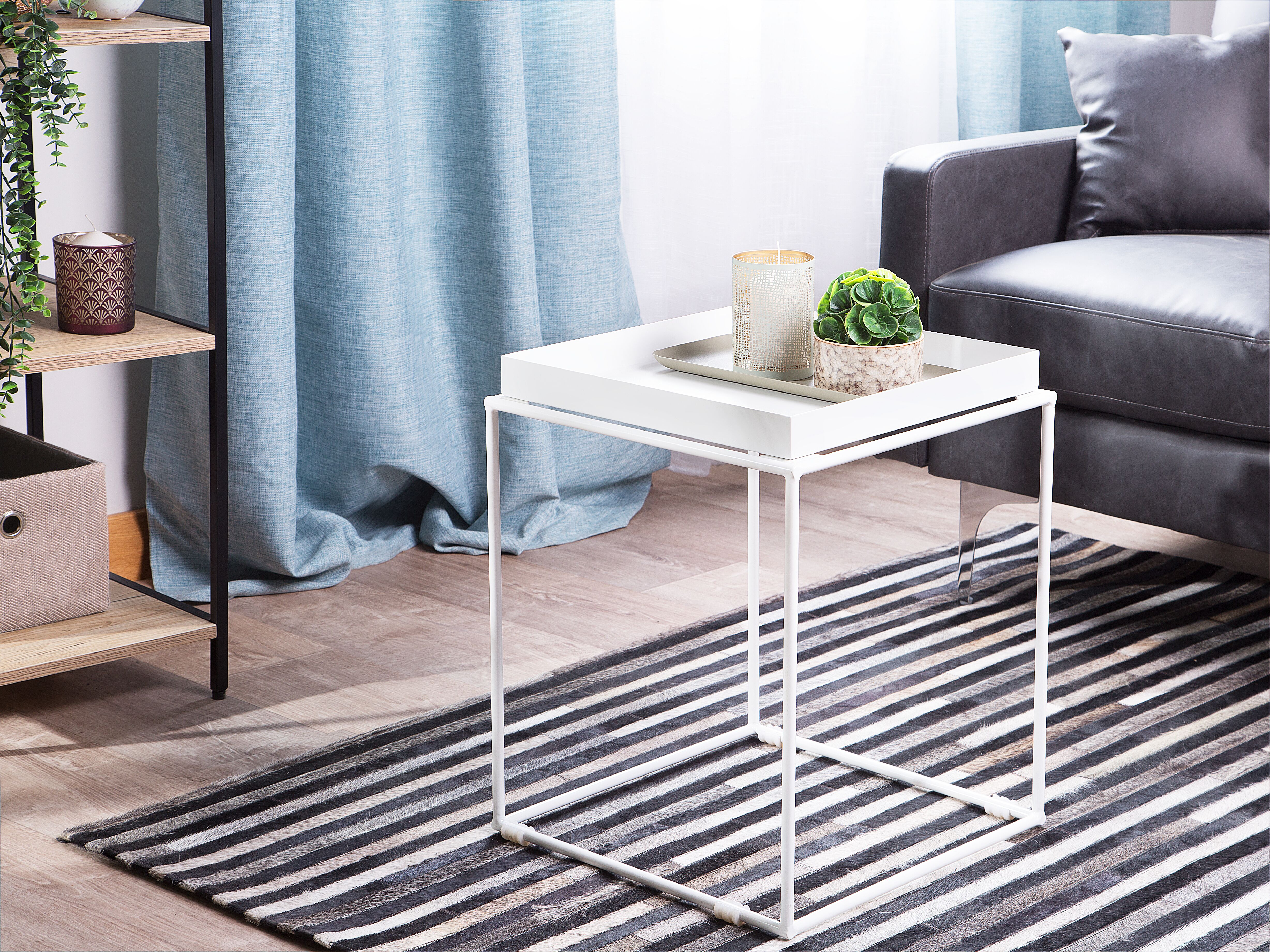 Side Table SAXON Metal White