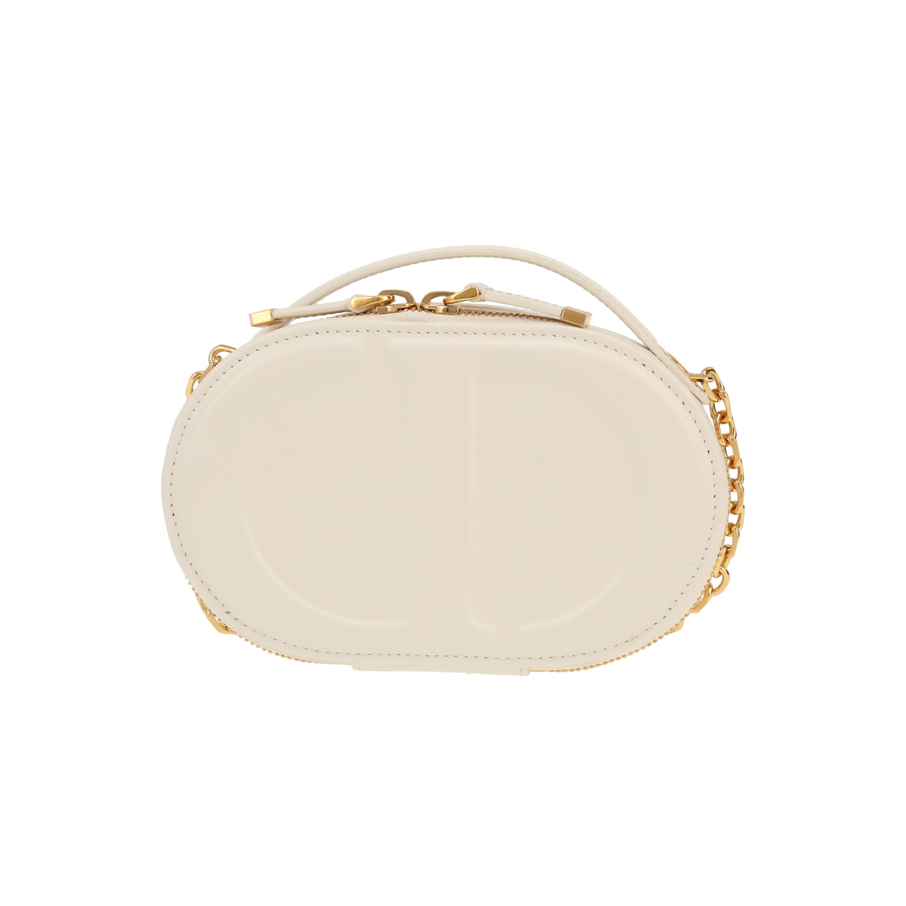 Dior Ovale CD shoulder bag in white leather1:1High-quality replica