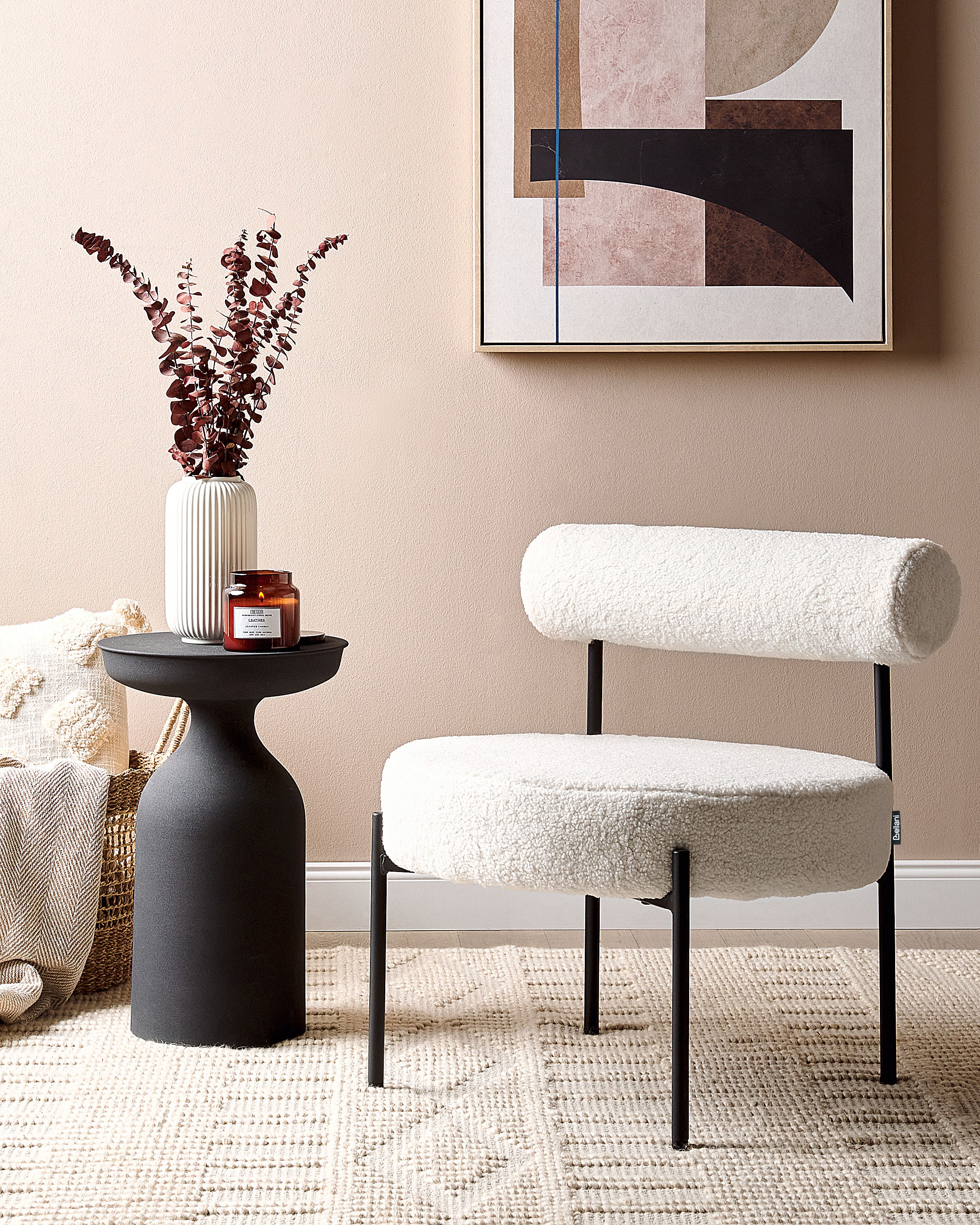 Armchair ALPHA Boucle White