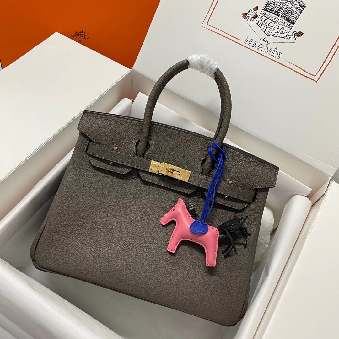 Hermes Birkin 30cm Togo Leather Gold Hardware
