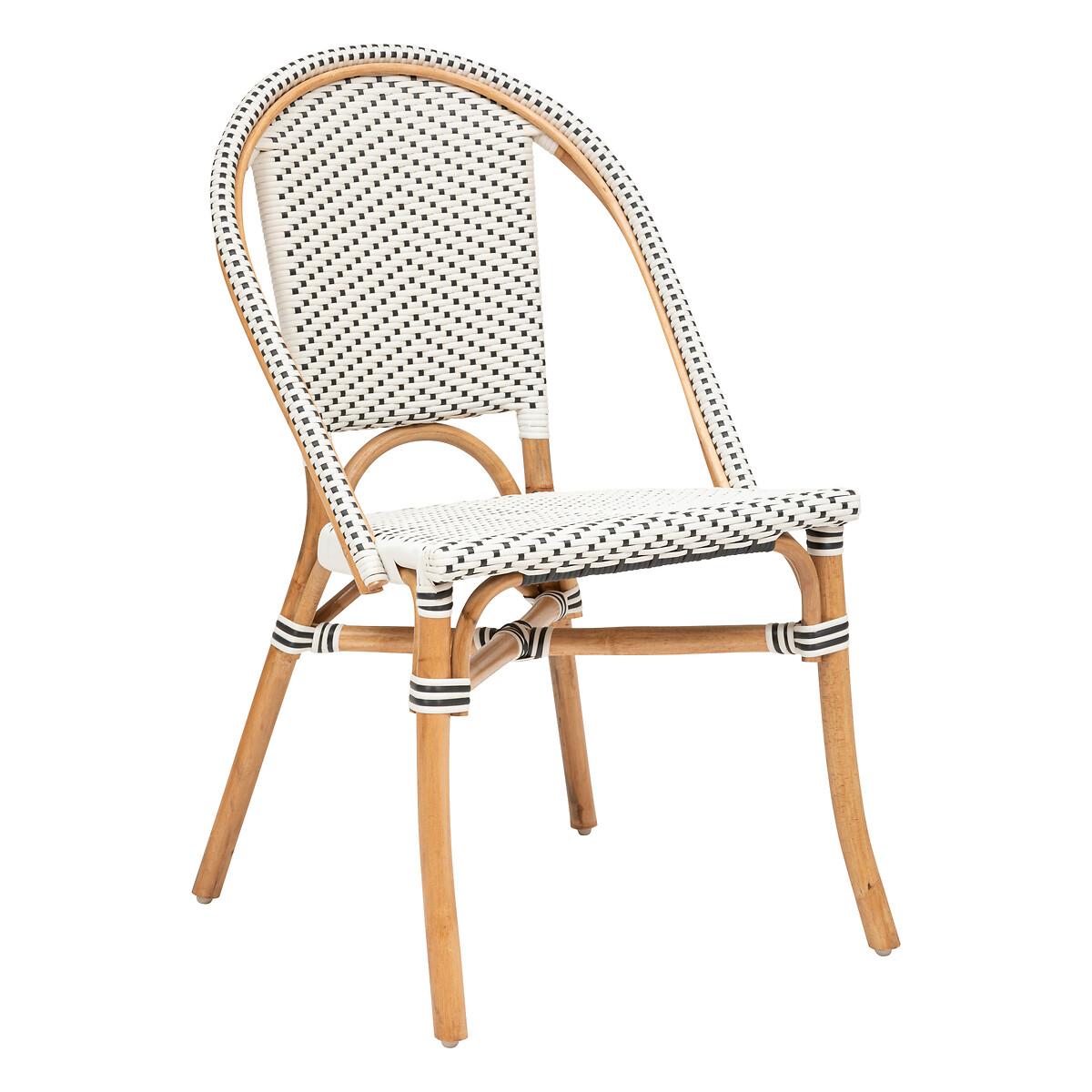 Chair "Trecia" Rattan, white