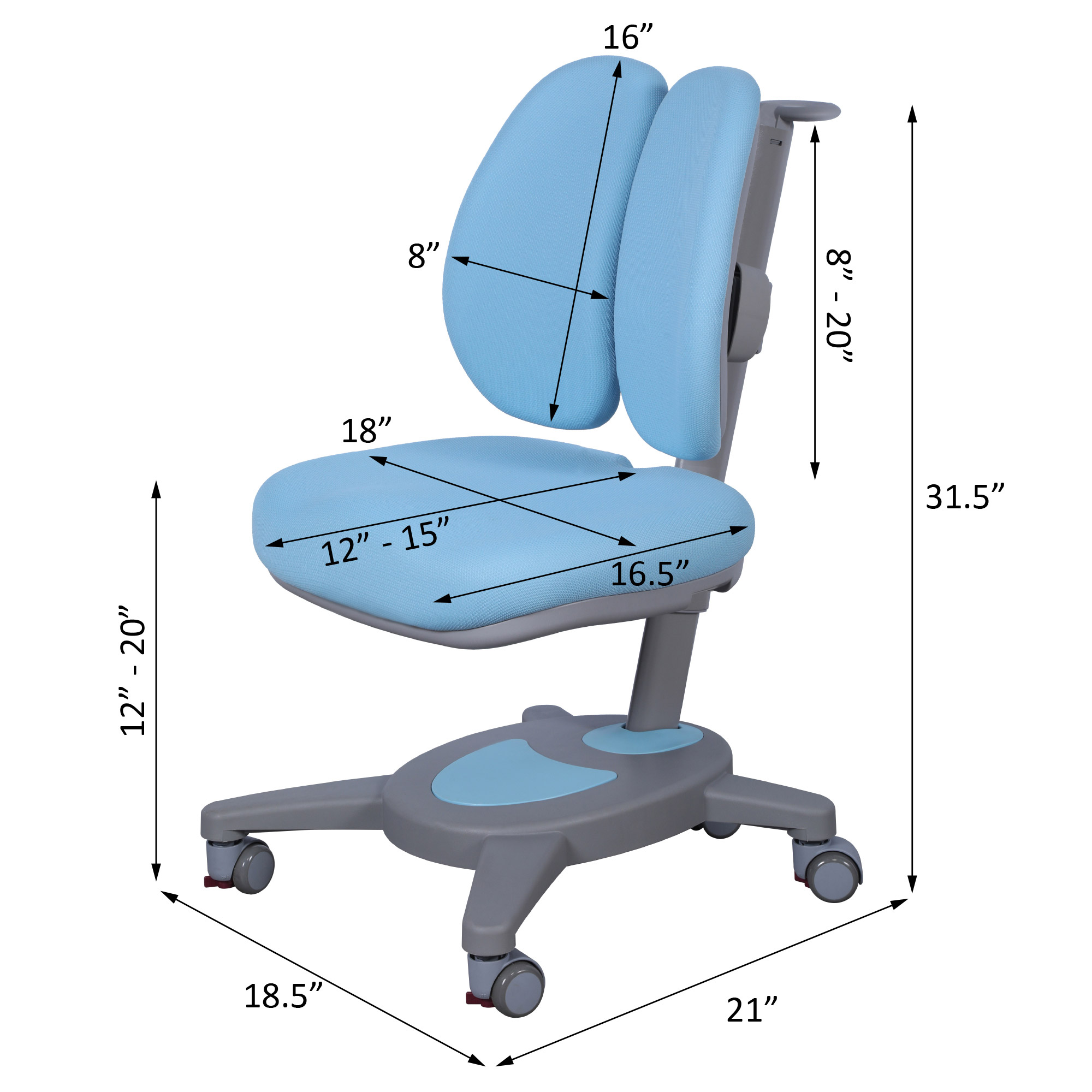 ApexDesk NK Series 43” Height Adjustable Desk and Chair Set - Image 6