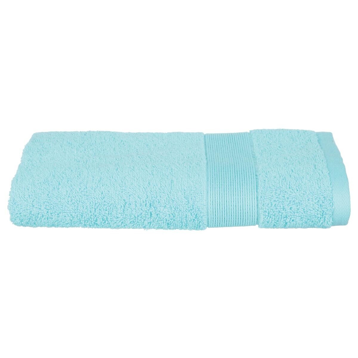 Hand towel "Essential", cotton Cotton, Turquoise Blue, 50x90 cm, 400 g/m&sup2;