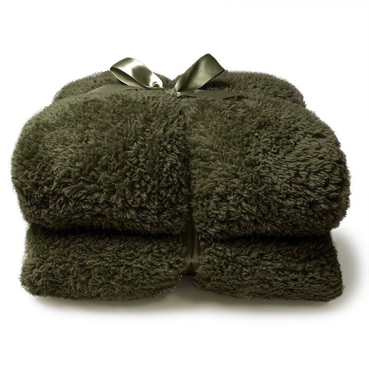 Unique Living - Teddy Plaid 150x200cm Winter Green
