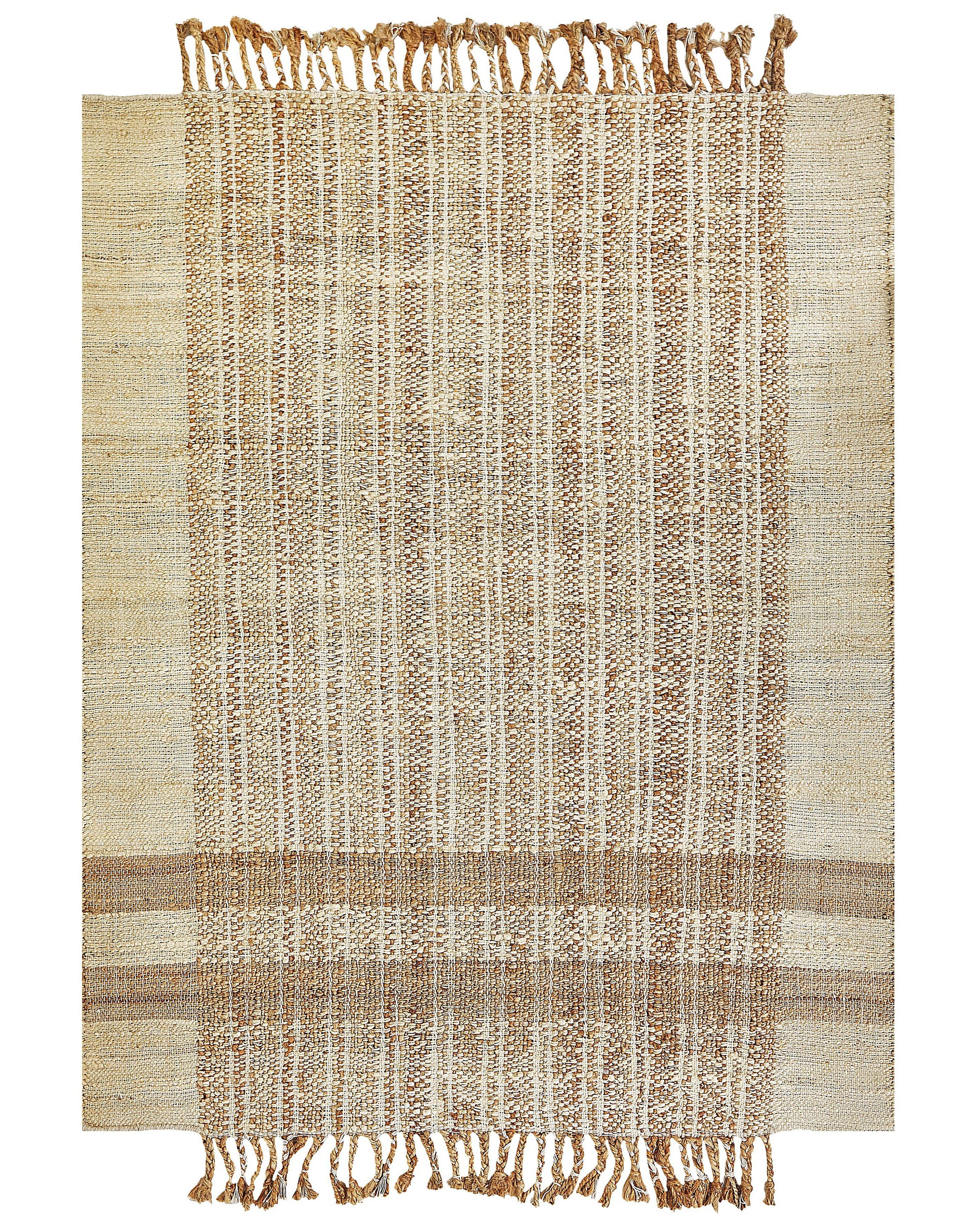 Rug ORTAOBA Beige 160 x 230 cm Jute