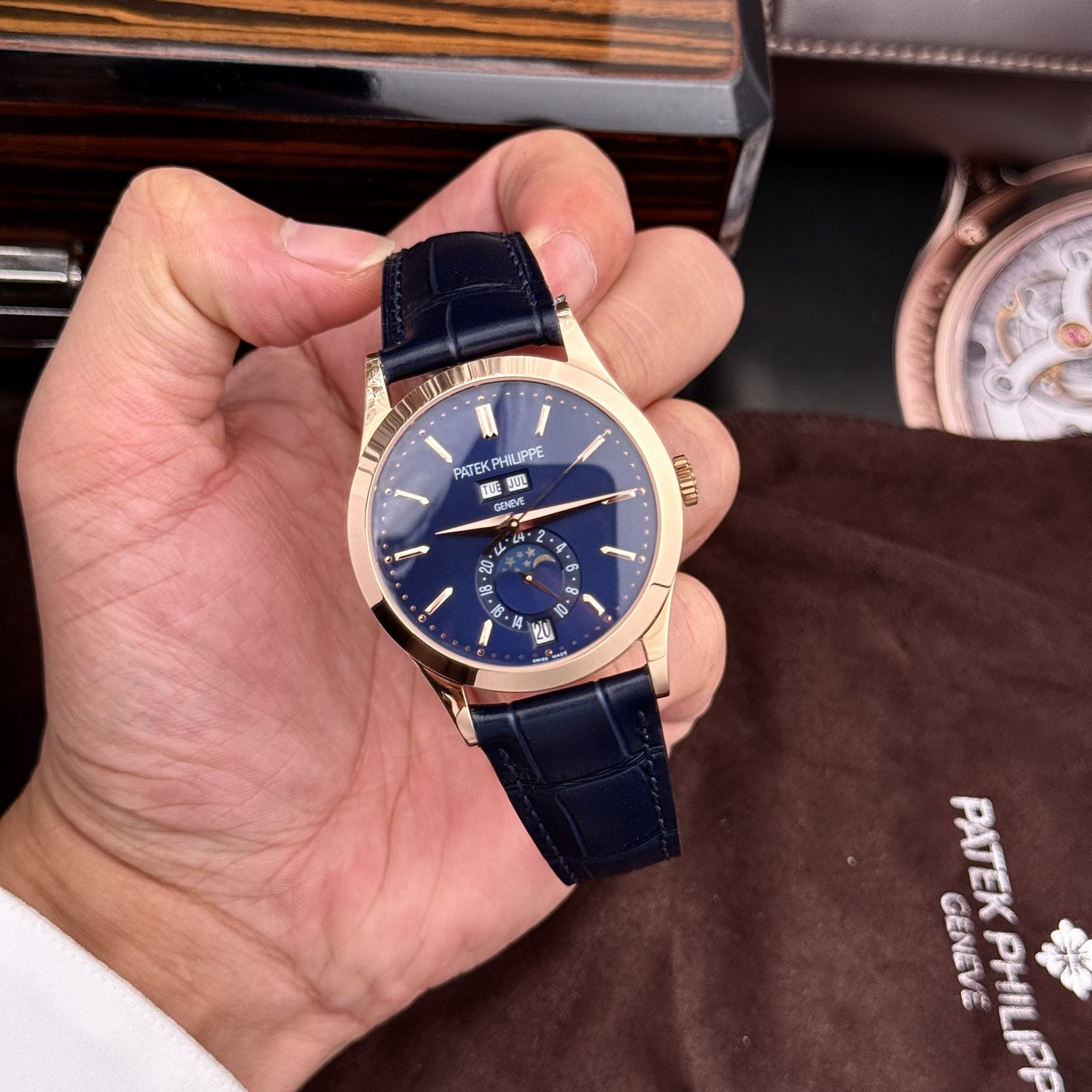 Patek Philippe Replica Watch Complications 5396R Blue Dial GR Factory 38.5mm - Top club