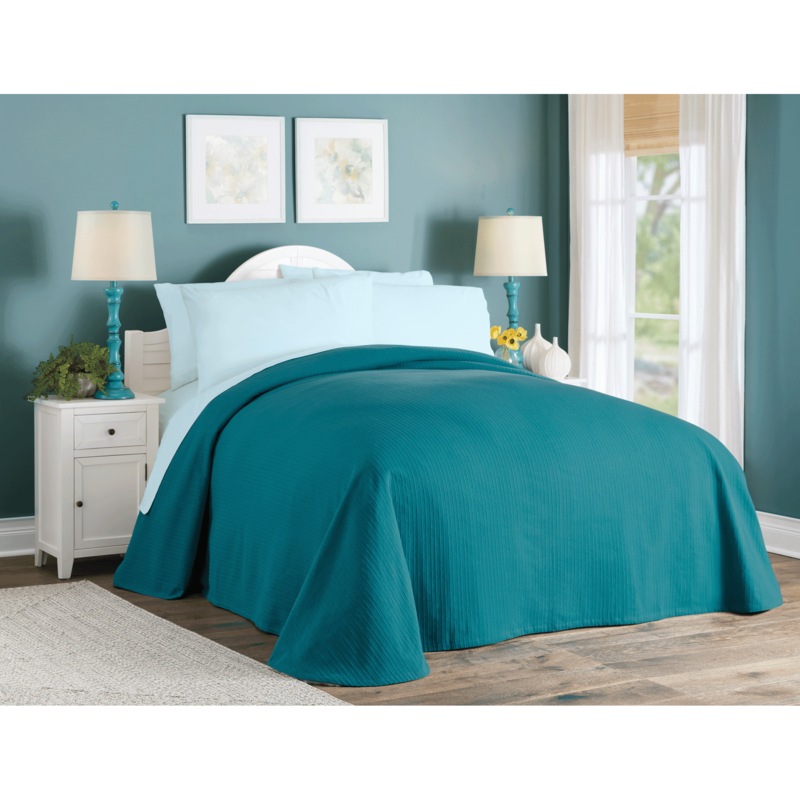 Color Connection Ribcord Bedspread - MIDNIGHT VELVET CATALOG