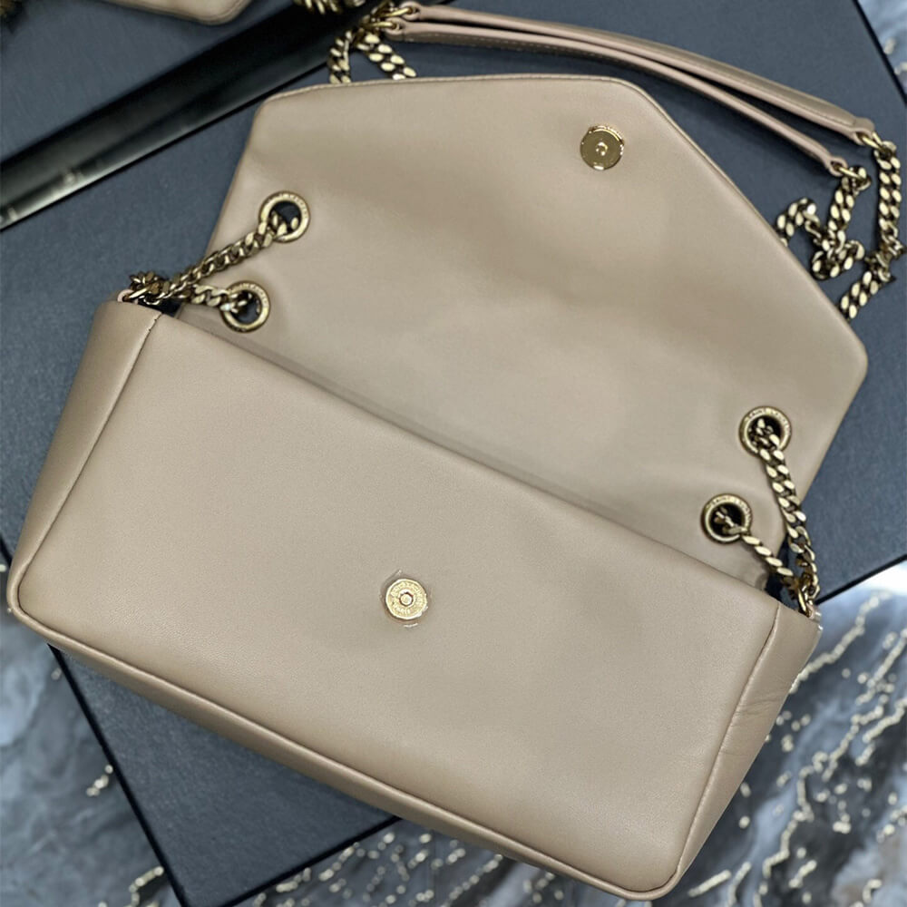 Ysl Calypso Small In Plunged Lambskin Bag1:1High-quality replica