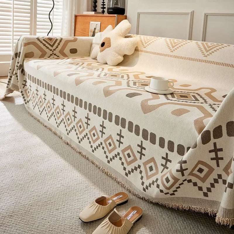 GeometrischStijl | Dubbelzijdige Bohemia Sofa Cover