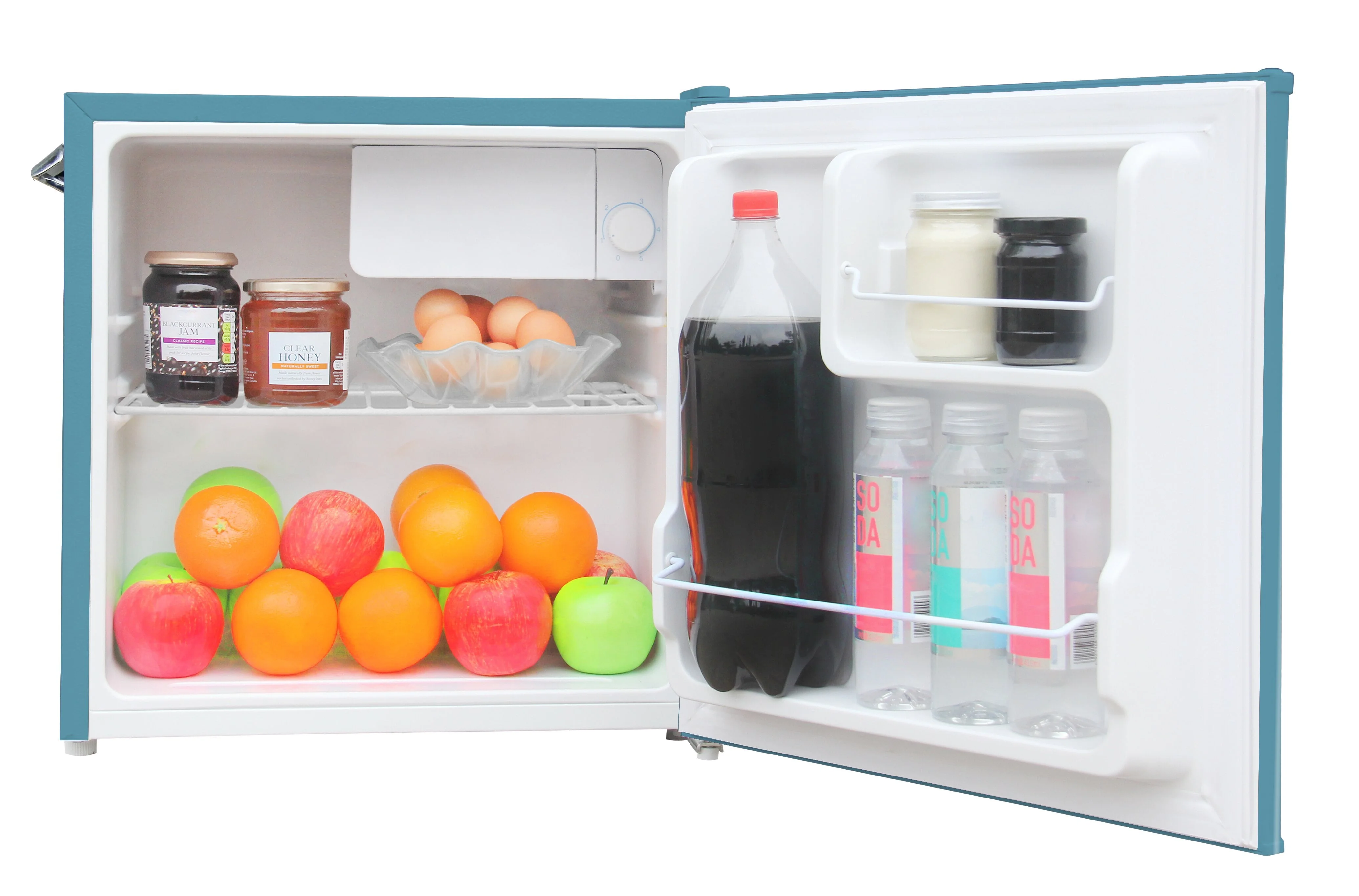 Frigidaire 1.6 Cu ft. Retro Compact Refrigerator with Side Bottle Opener, Coral - Image 13