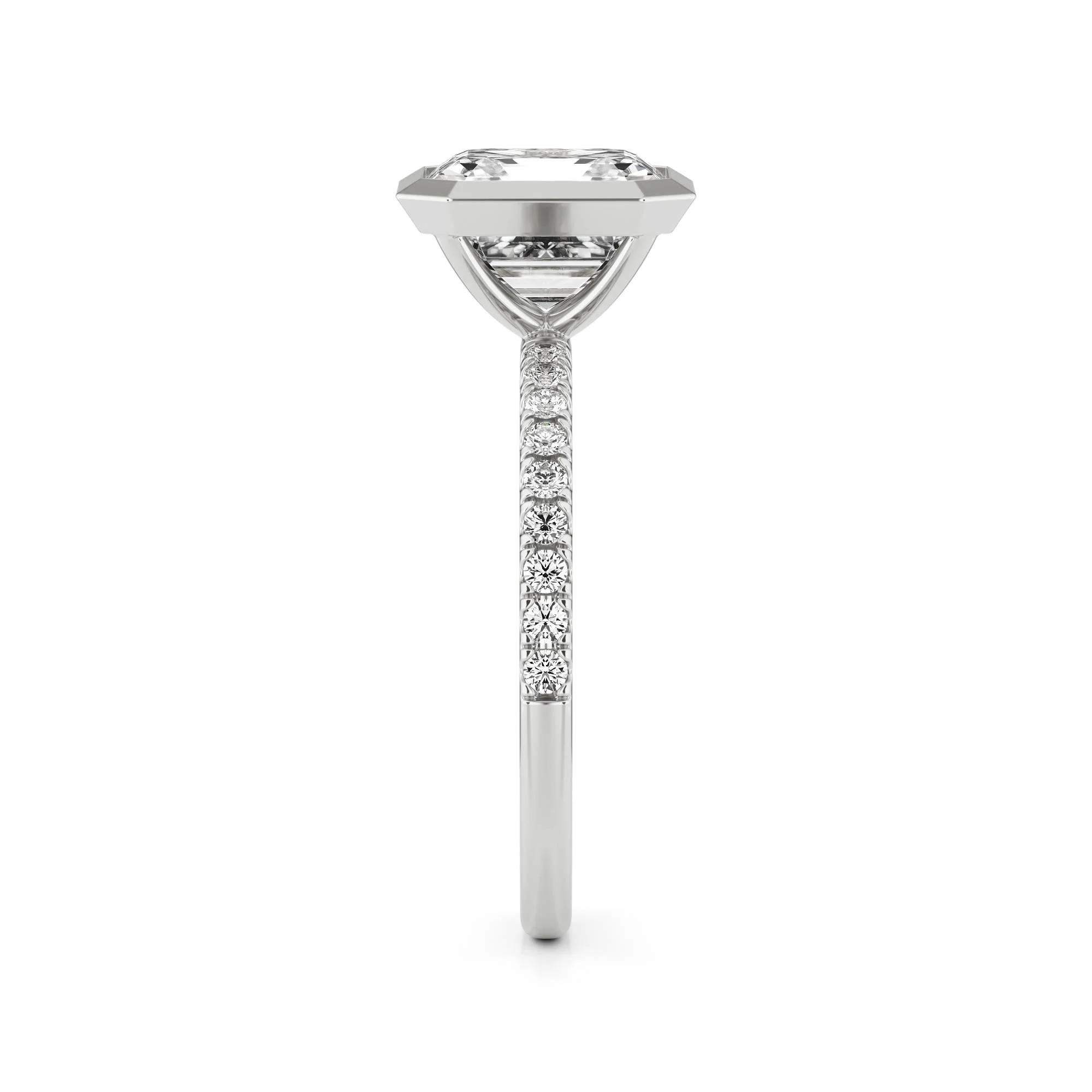 The Asscher Bezel Pavé